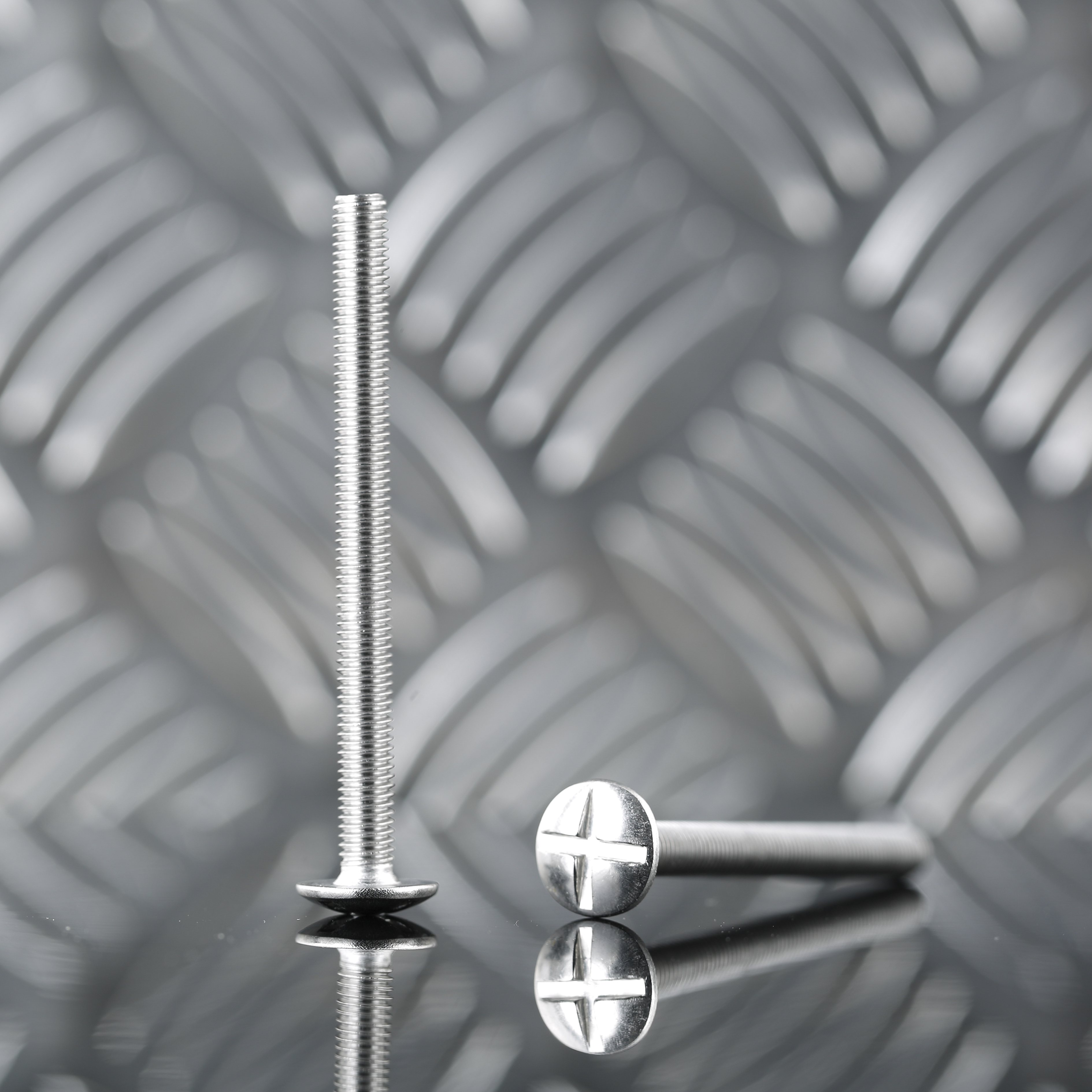 6 Tornillo de métrica cabeza redonda phillips de acero , Ø 5 x L.60 mm - 2
