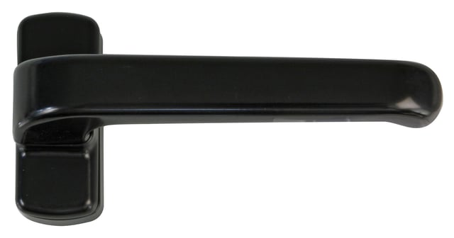 Puxador de porta ALUMÍNIO LACADO PRETO