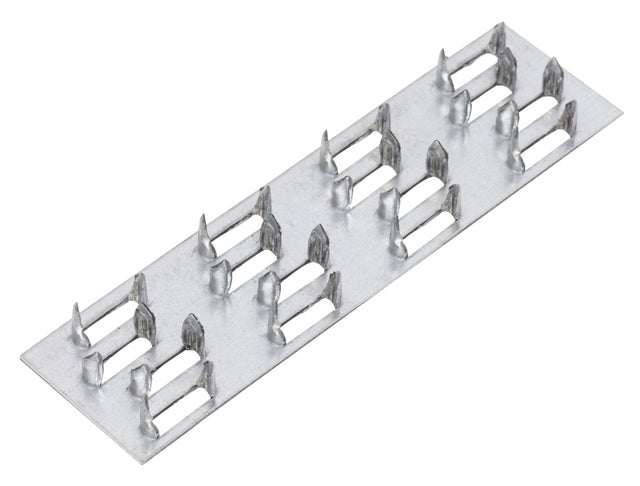 PLETINA CON PUNTAS PARA CLAVAR GALVA 100x25 mm