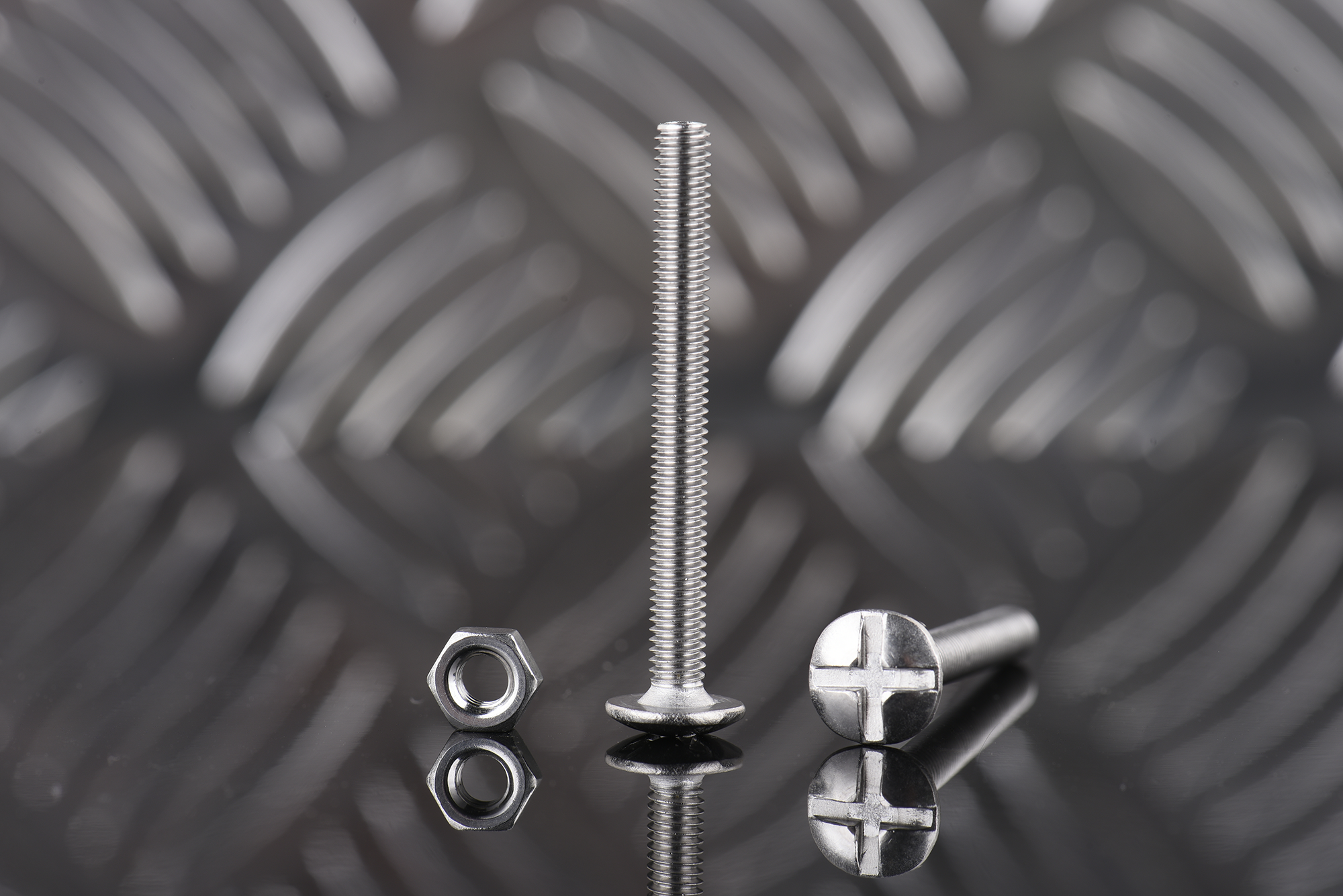 12 Tornillo de métrica cabeza redonda phillips de acero , Ø 4 x L.40 mm - 2