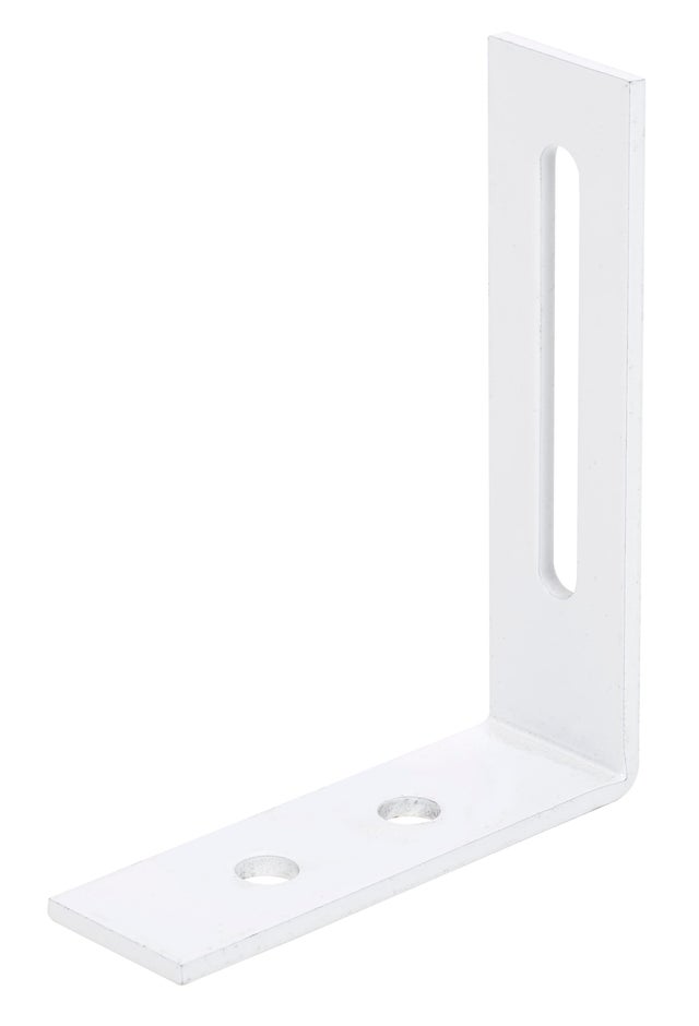 Escuadra regulable blanca de 80x65 mm