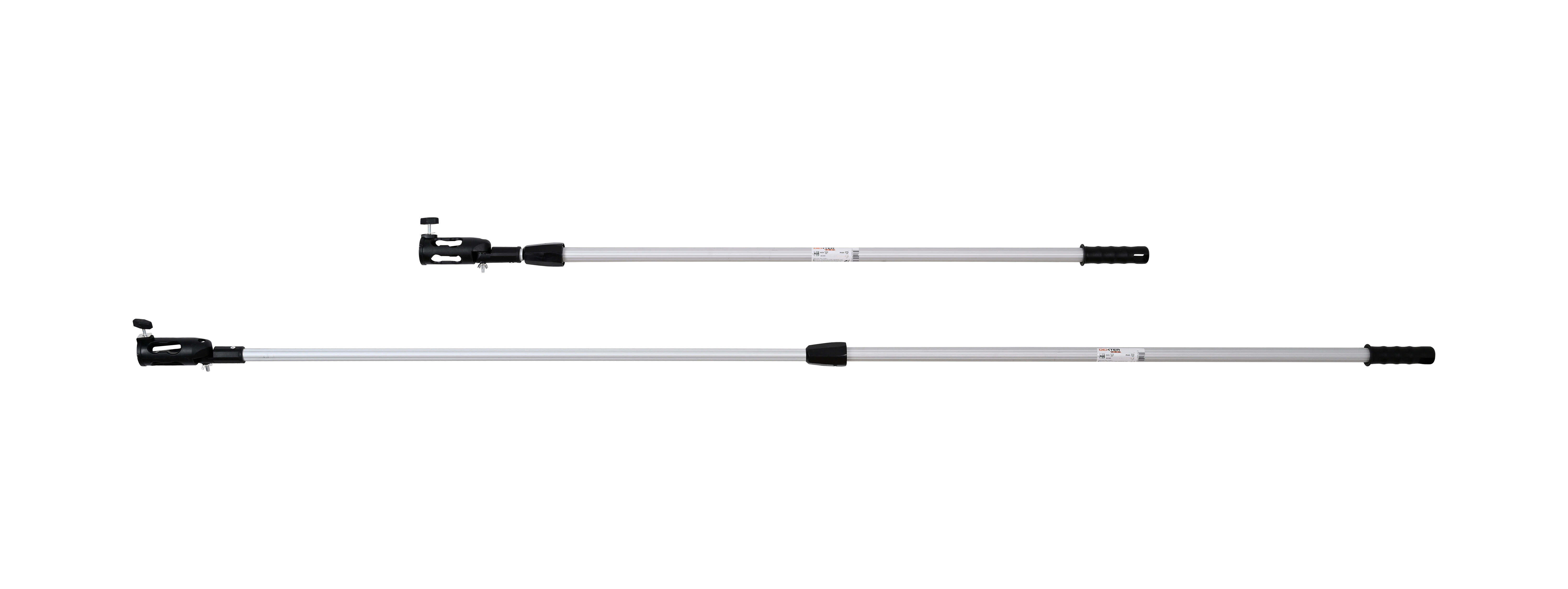 Alargador para pintar de aluminio DEXTER desde 123 hasta 215 cm de longitud. Articulado. Empuñadura ergonómica. Tipo de sujeción encajar. - 13