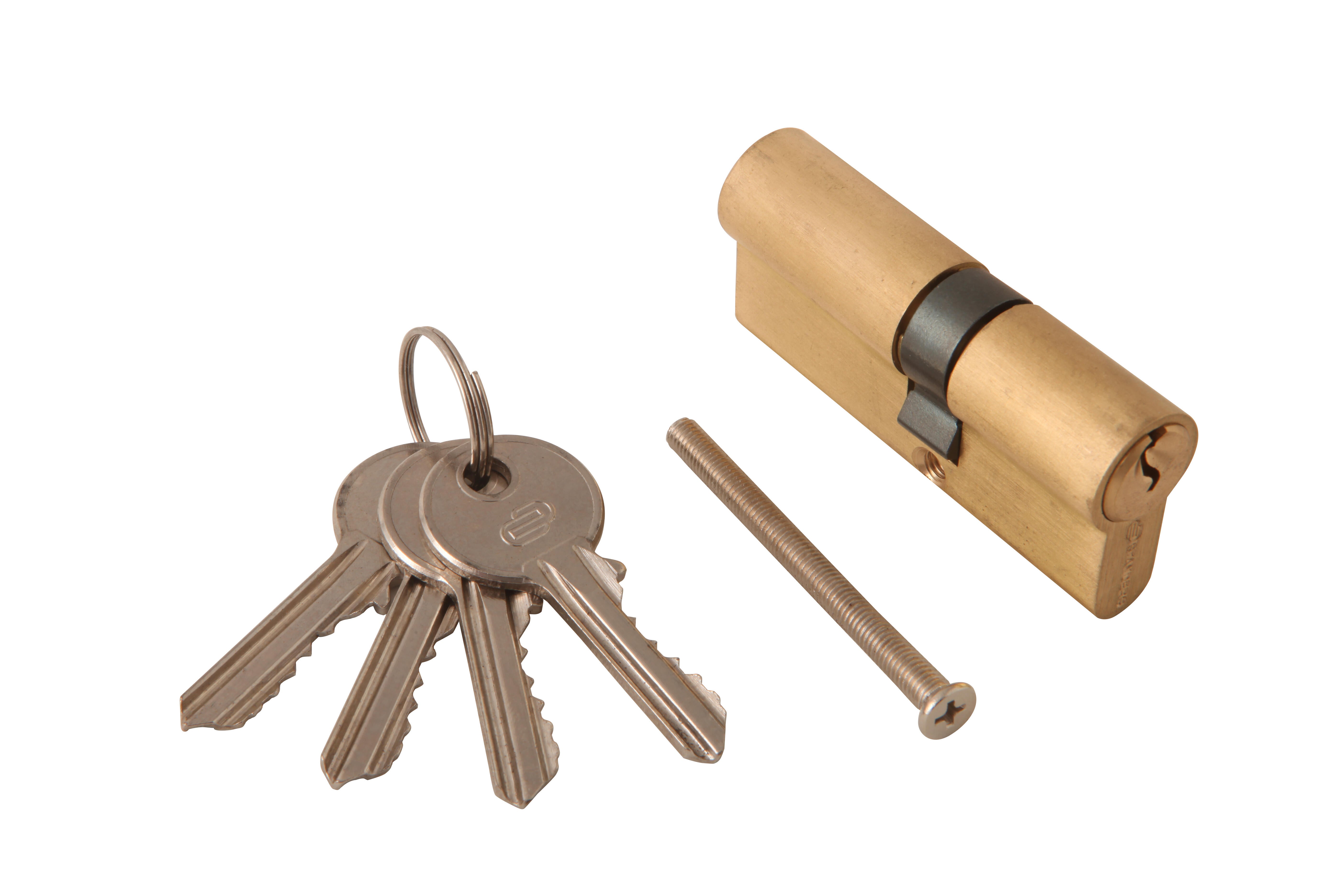 Cilindro Europeo STANDERS, 30 + 40 mm, 1 ingresso chiave in ottone - 4