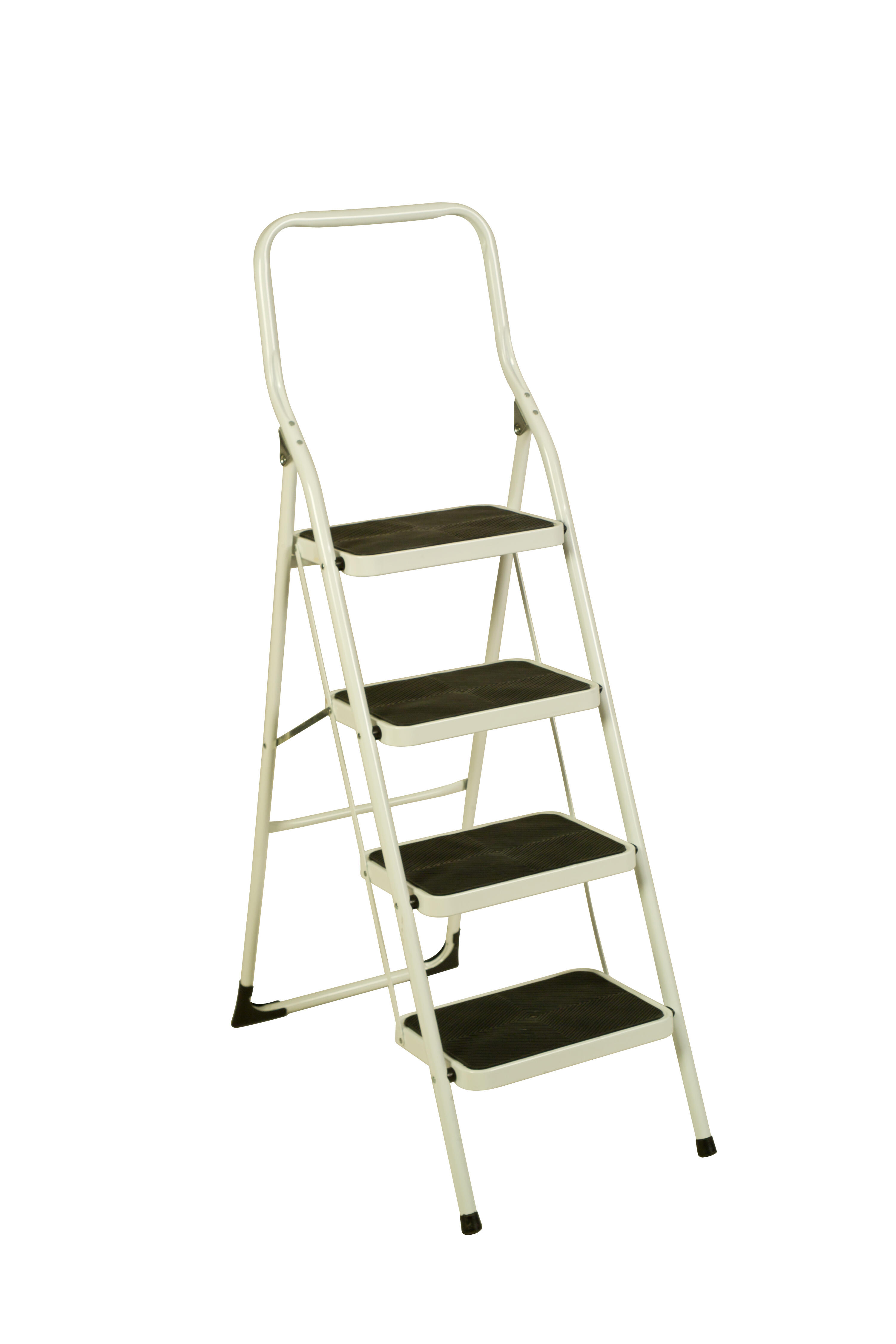 Taburete escalera de acero para 150 kg de carga y 143 cm de alto