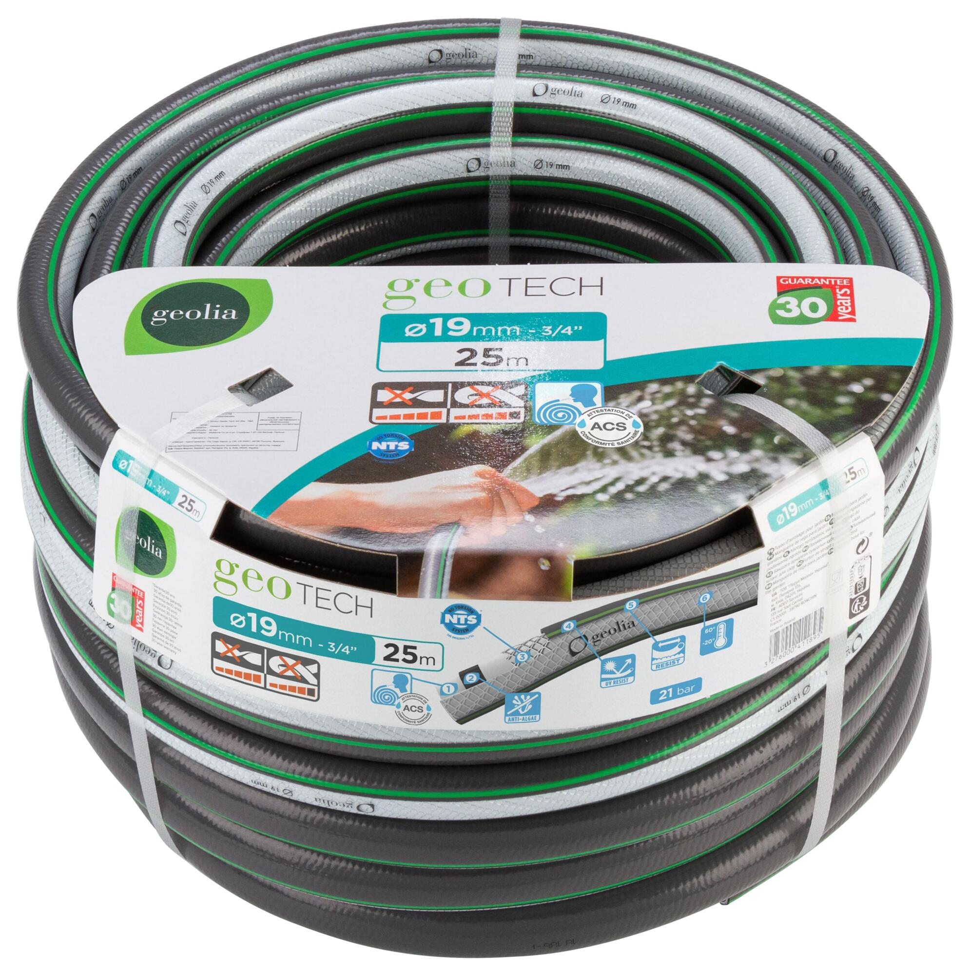 Manguera geolia tech de 19 mm de ø y 25 m de longitud
