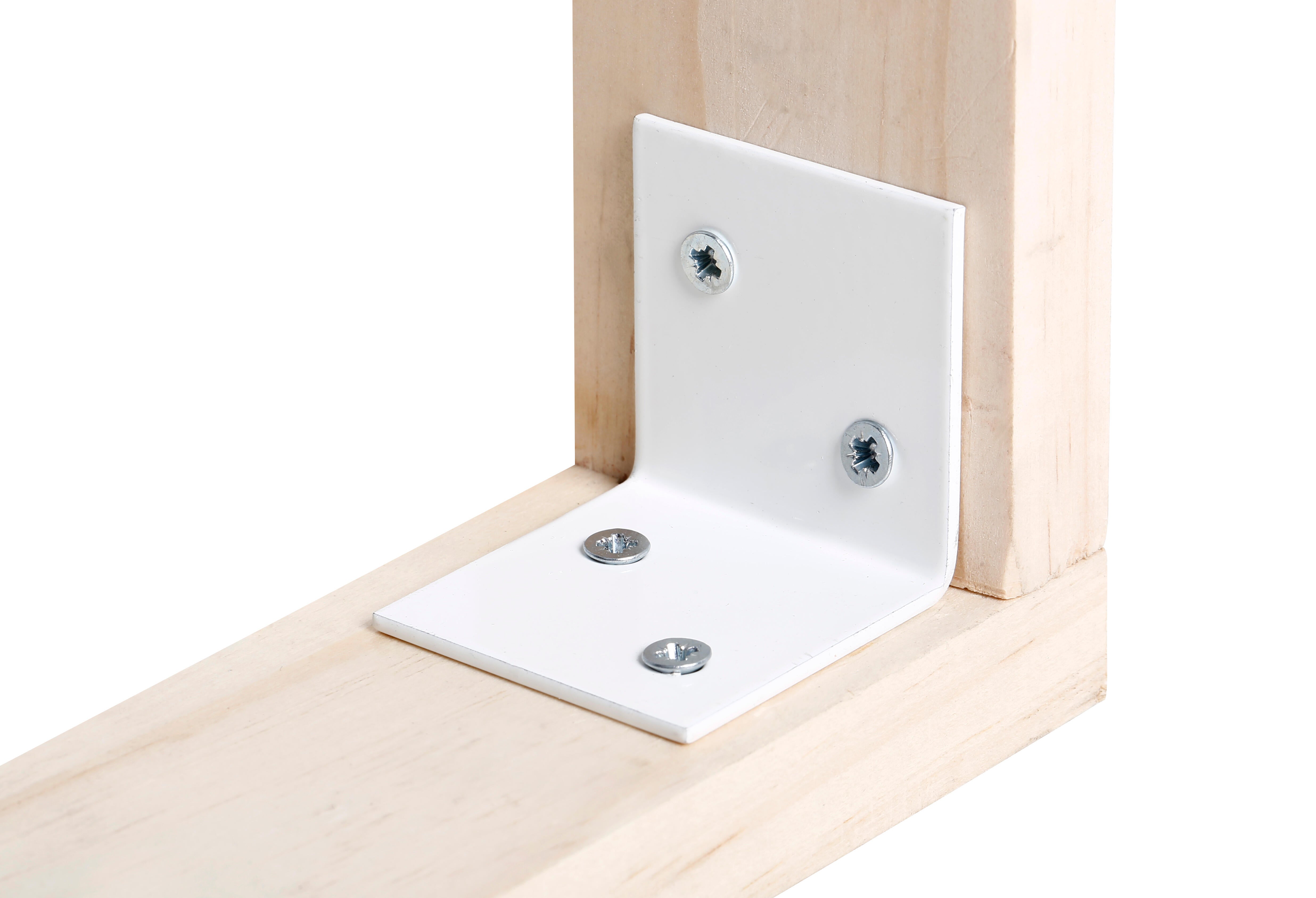 Esquadro BRANCO 40X40X40MM - 3