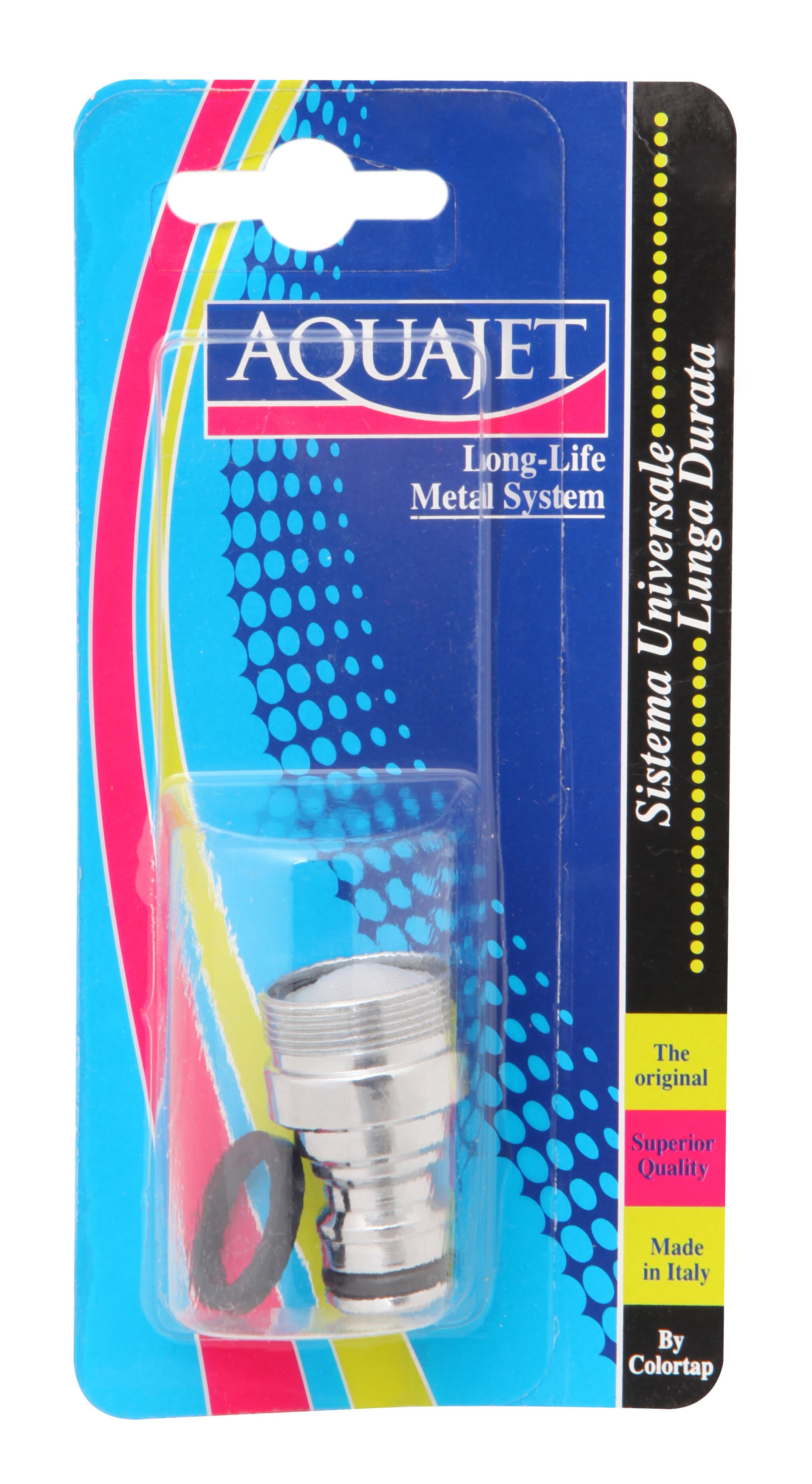 Adaptador CROMO grifo Macho rosca métrica 24/100 , salida automática estándar - 4
