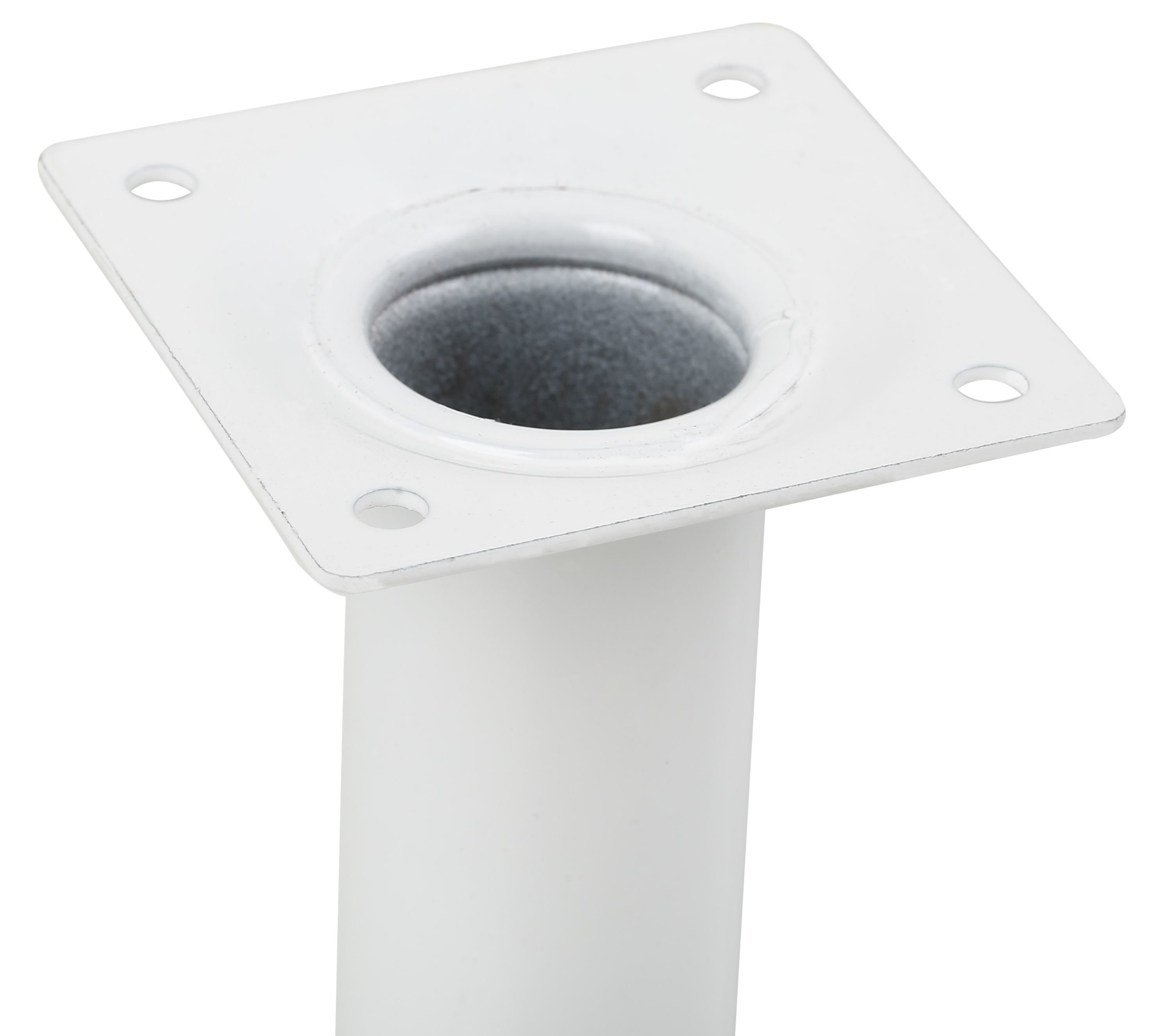 4 pés de móvel AÇO 30X150MM BRANCO - 6