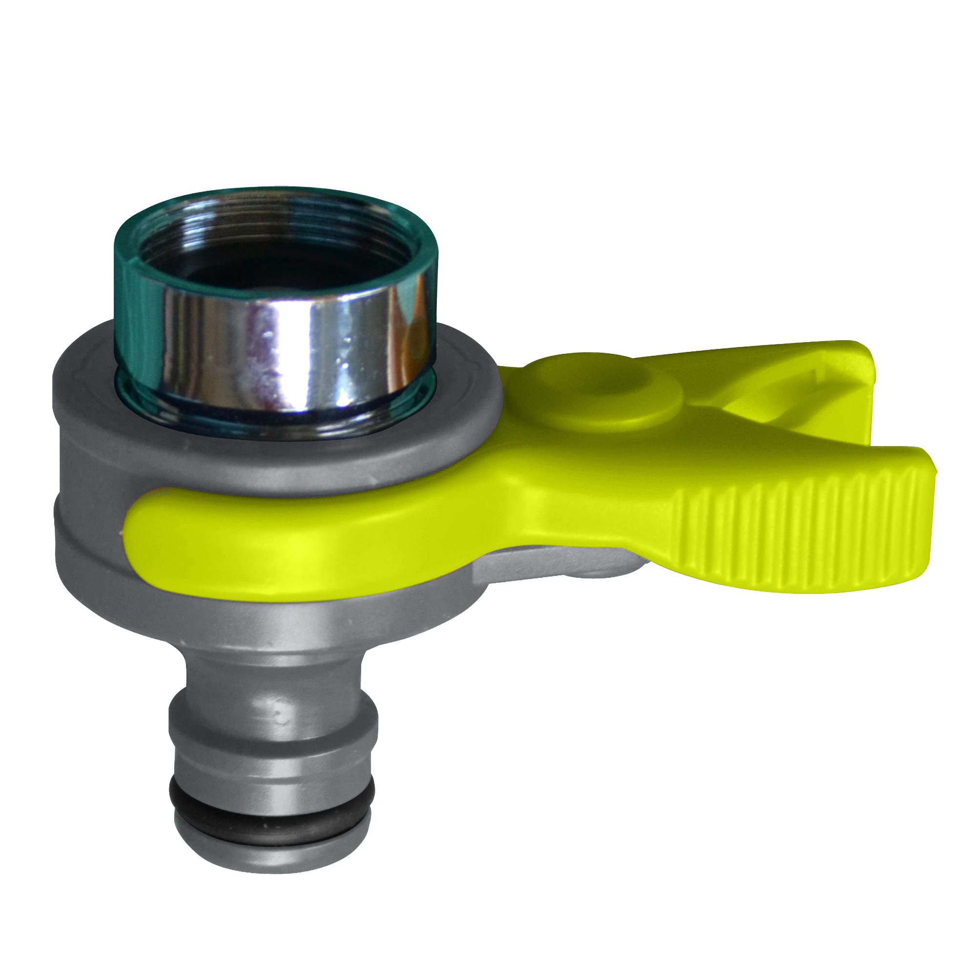 Adaptador de acople rápido a grifo interior con filtro JARDIBRIC H 22x1 M 24x1 - 3