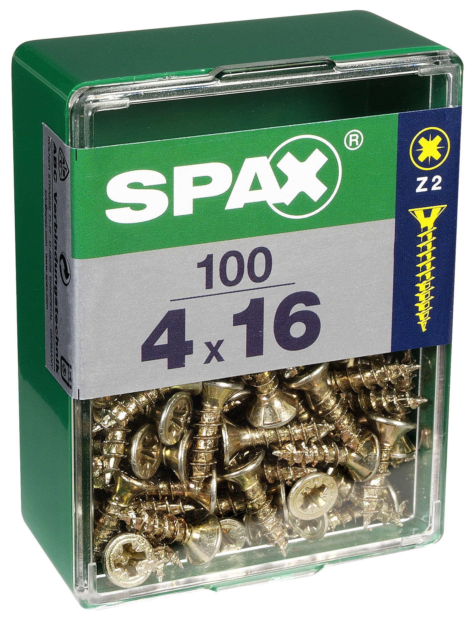 100 Parafusos POZIDRIV 4X16MM - 2