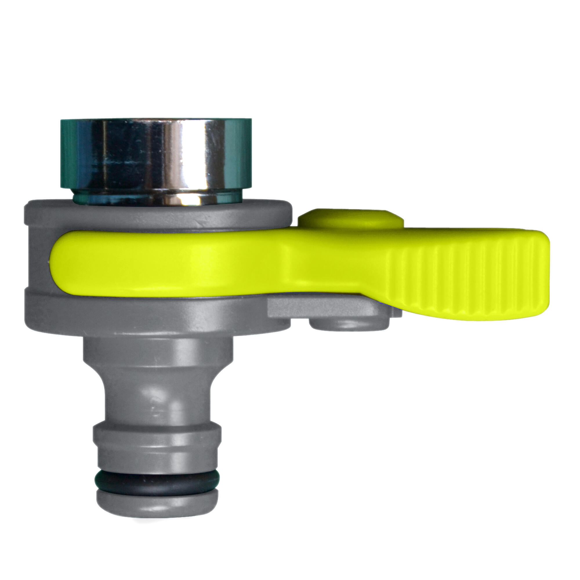 Adaptador de acople rápido a grifo interior con filtro jardibric h 22x1 m 24x1