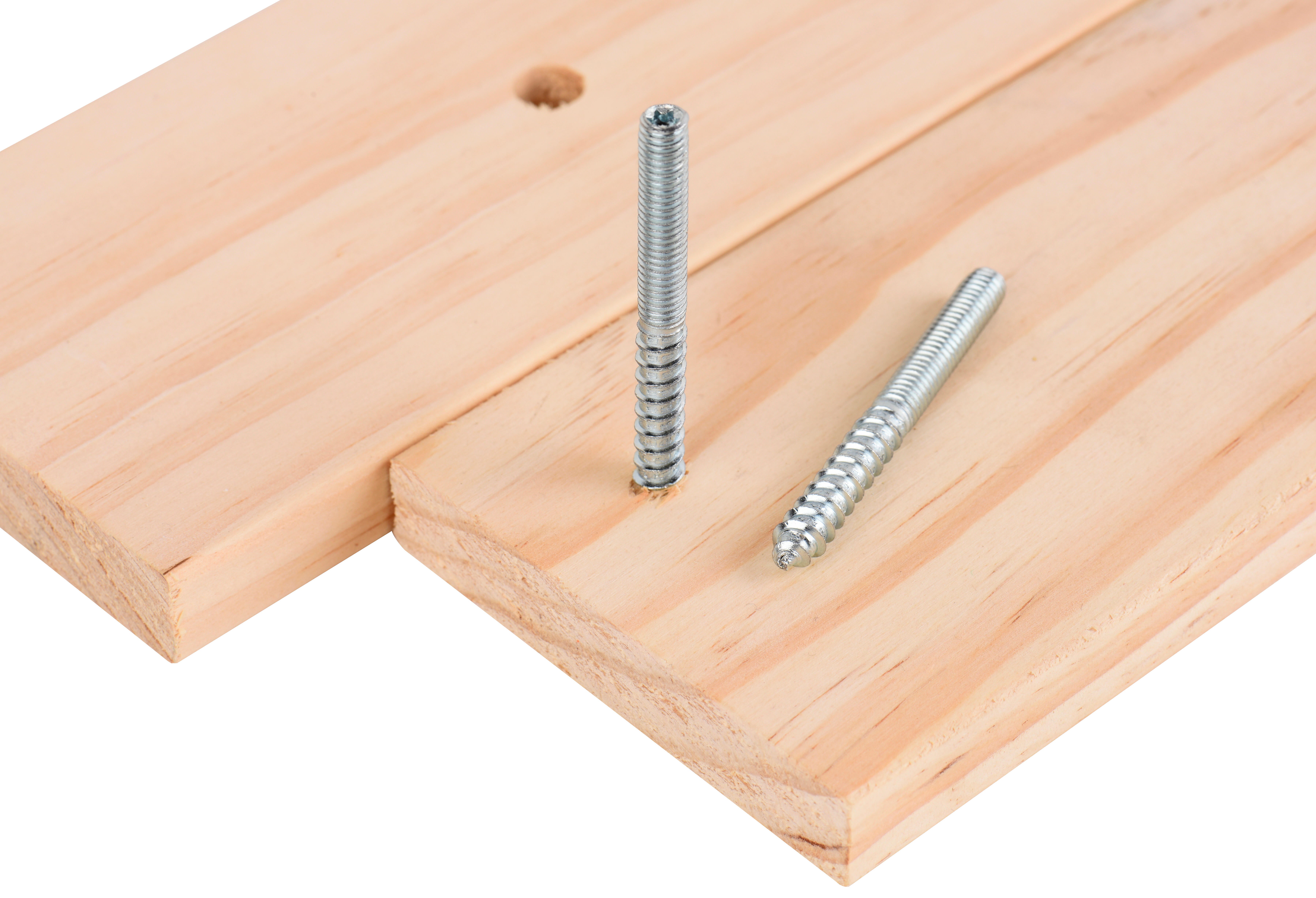 10 parafusos DUPLA ROSCA MADEIRA/METAL 6X60MM - 3