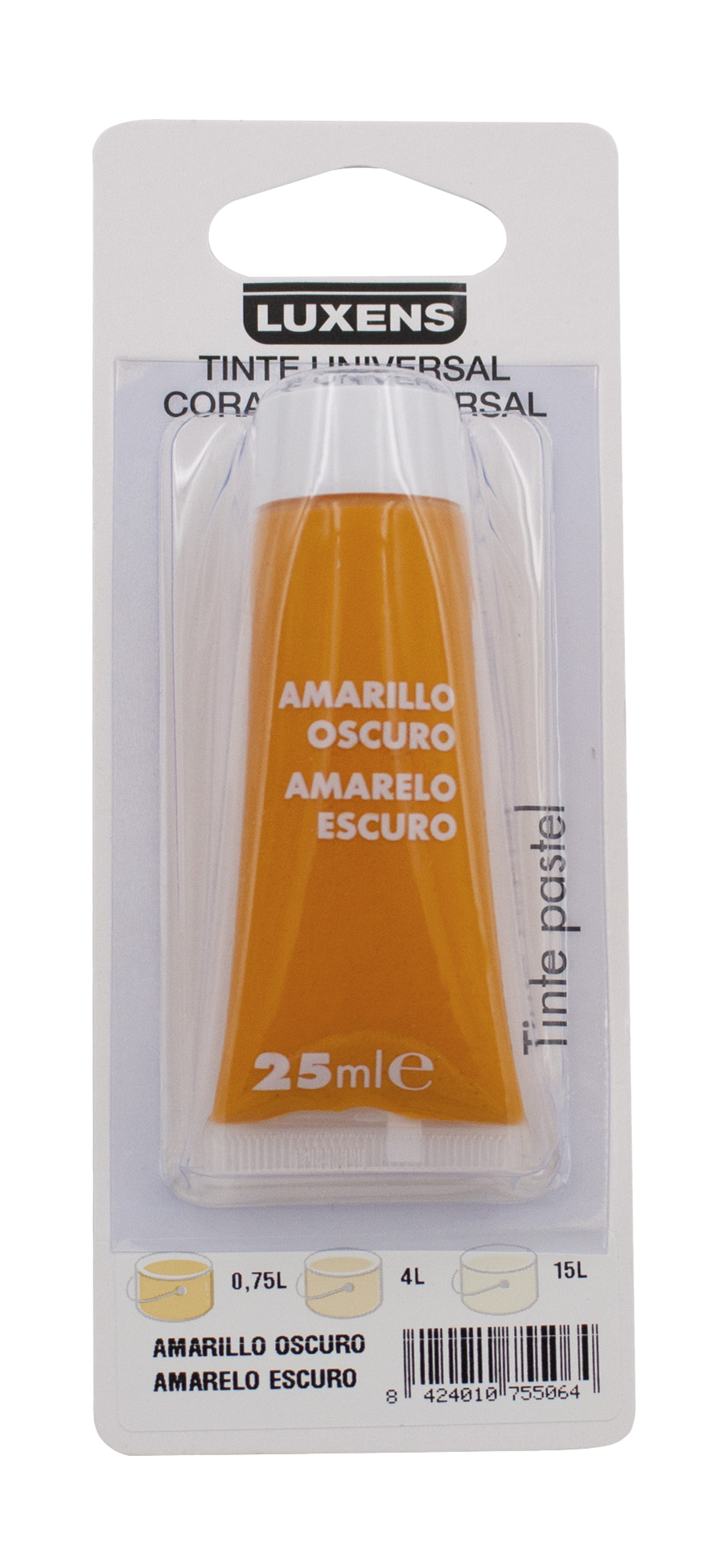 Tinte líquido luxens 0,025l amarillo oscuro