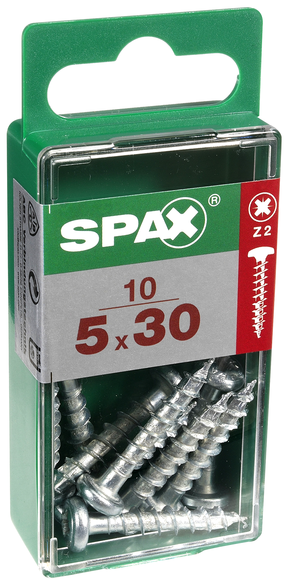 Vite SPAX testa tonda T20 in acciaio wirox Ø5XL30 mm, 10 pezzi - 5
