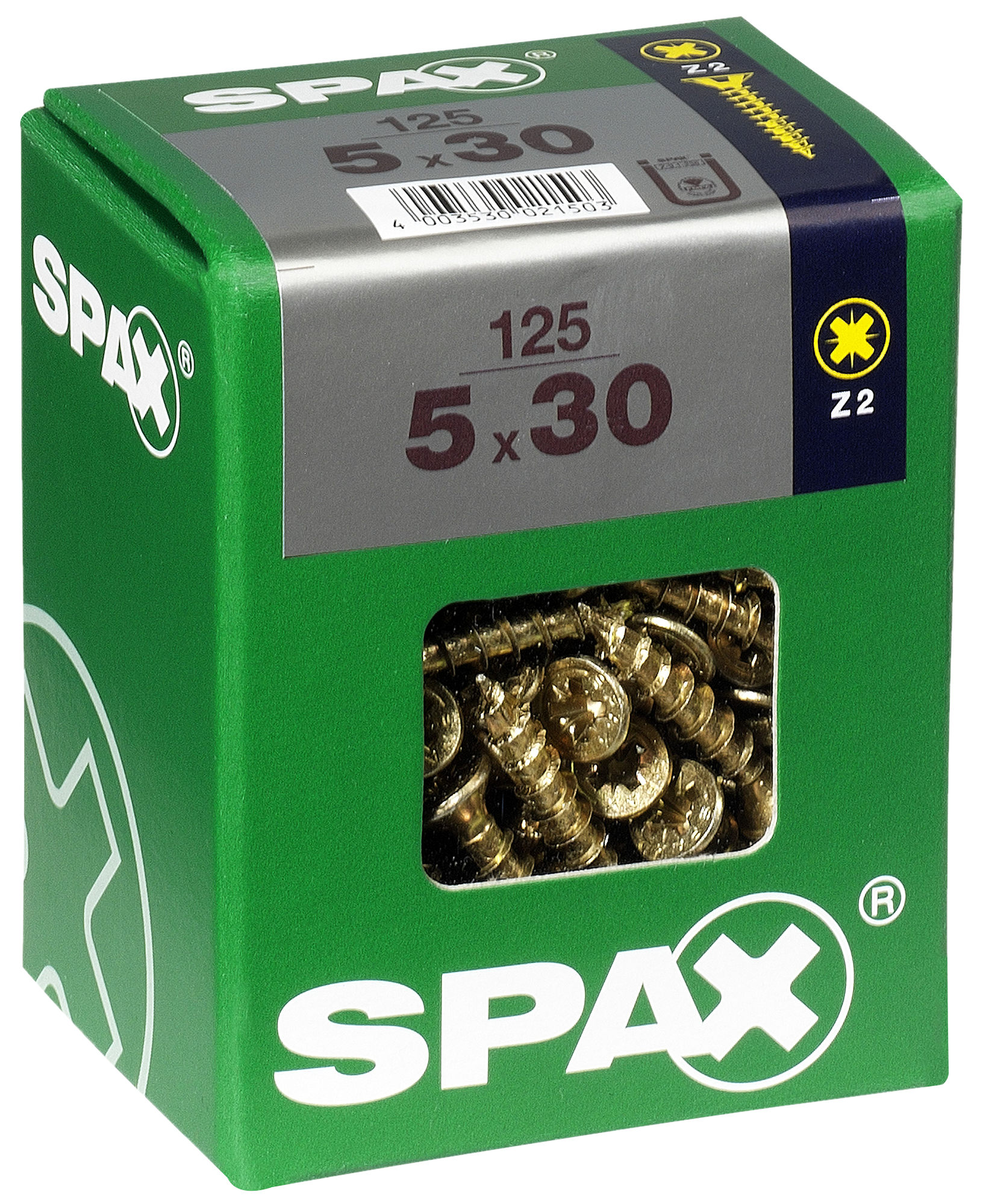 125 Tornillo para madera SPAX pozidriv con cabeza avellanada, ø 5 x L. 30 mm - 4