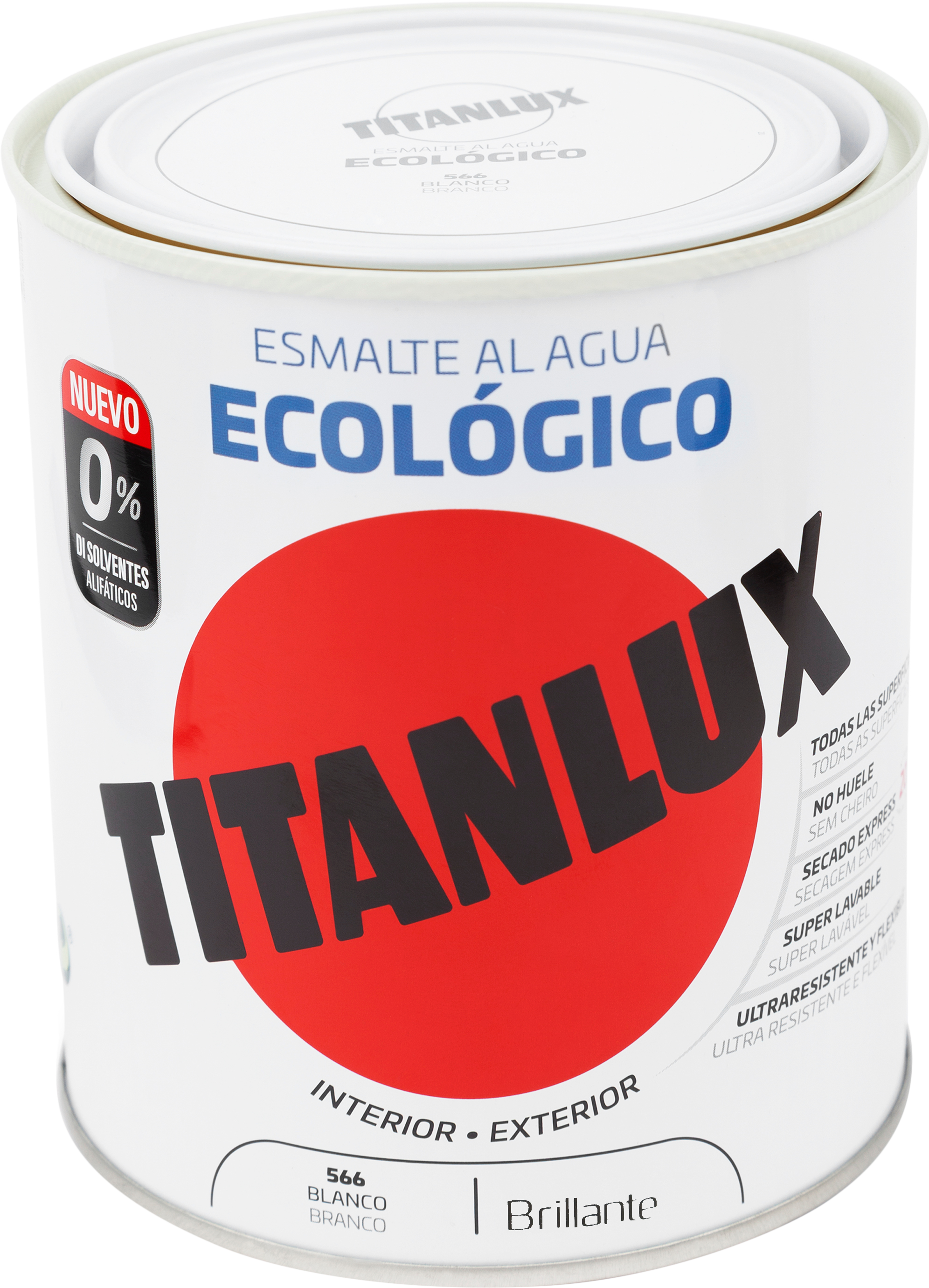 Esmalte interior TINTALUX BRILHANTE 0.25L BRANCO - 5