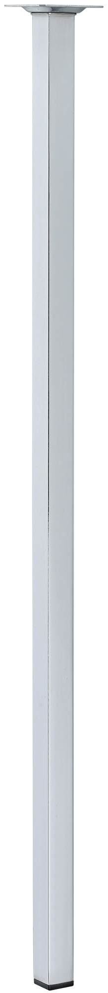 Pata para mueble o encimera de acero color cromo altura 80 cm - 8