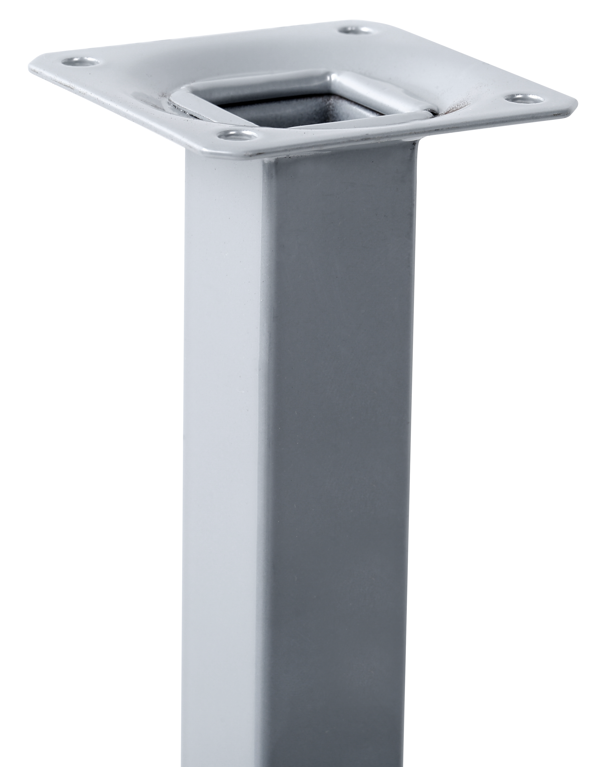 Pé de aço QUADRADO 700 25X25 - 4