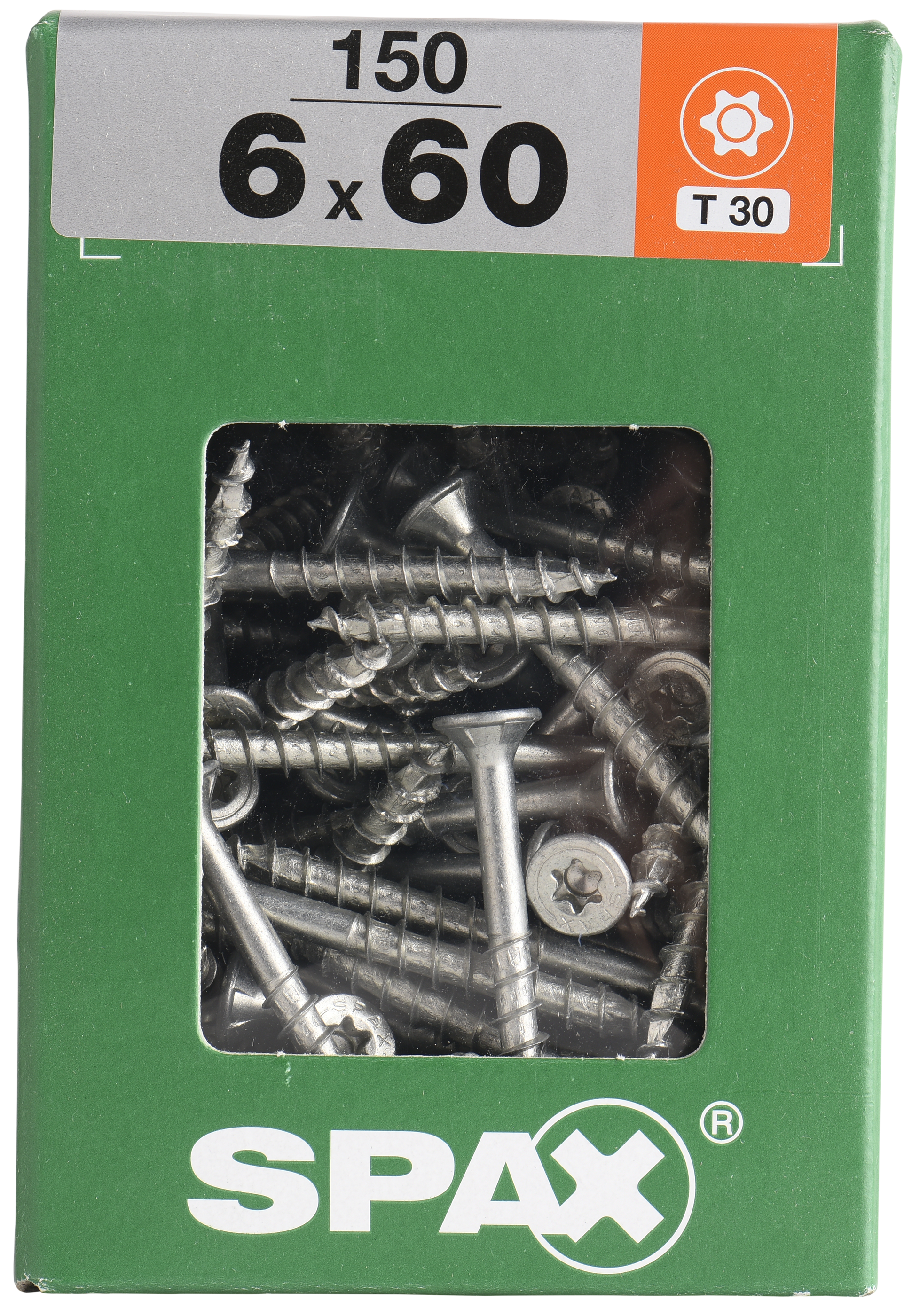 150 tornillo SPAX t-star+ con cabeza fresada, ø 6mm y 60 mm - 6