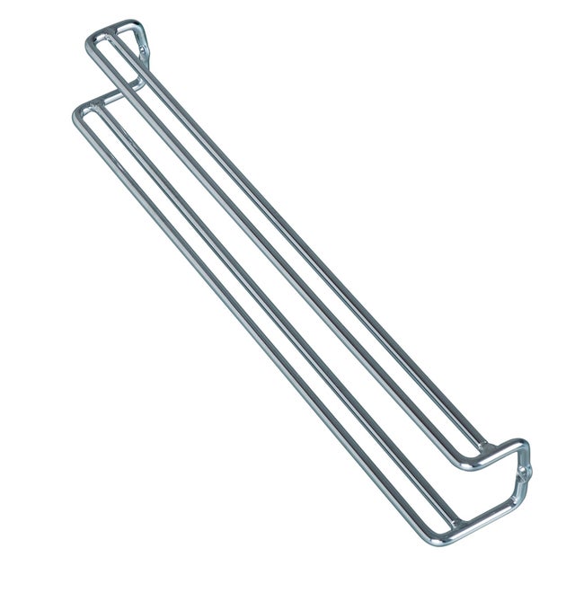 Colgador fijo armario para corbatas y cinturones 4,5x5x36 cm (anchoxaltoxfondo)