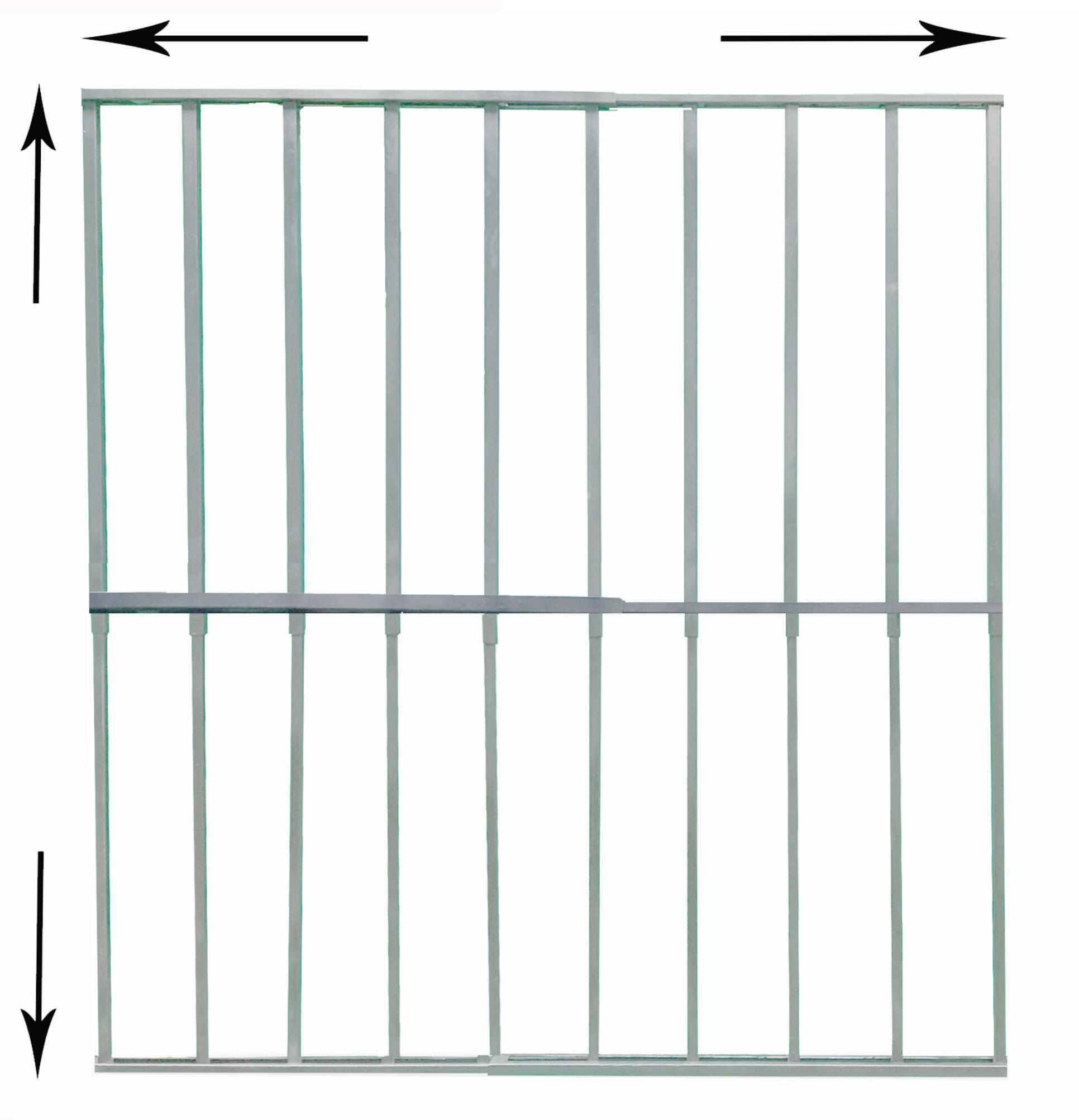 Reja blanca anti-robo ajustable (ancho y alto) desde 95X95CM a ...