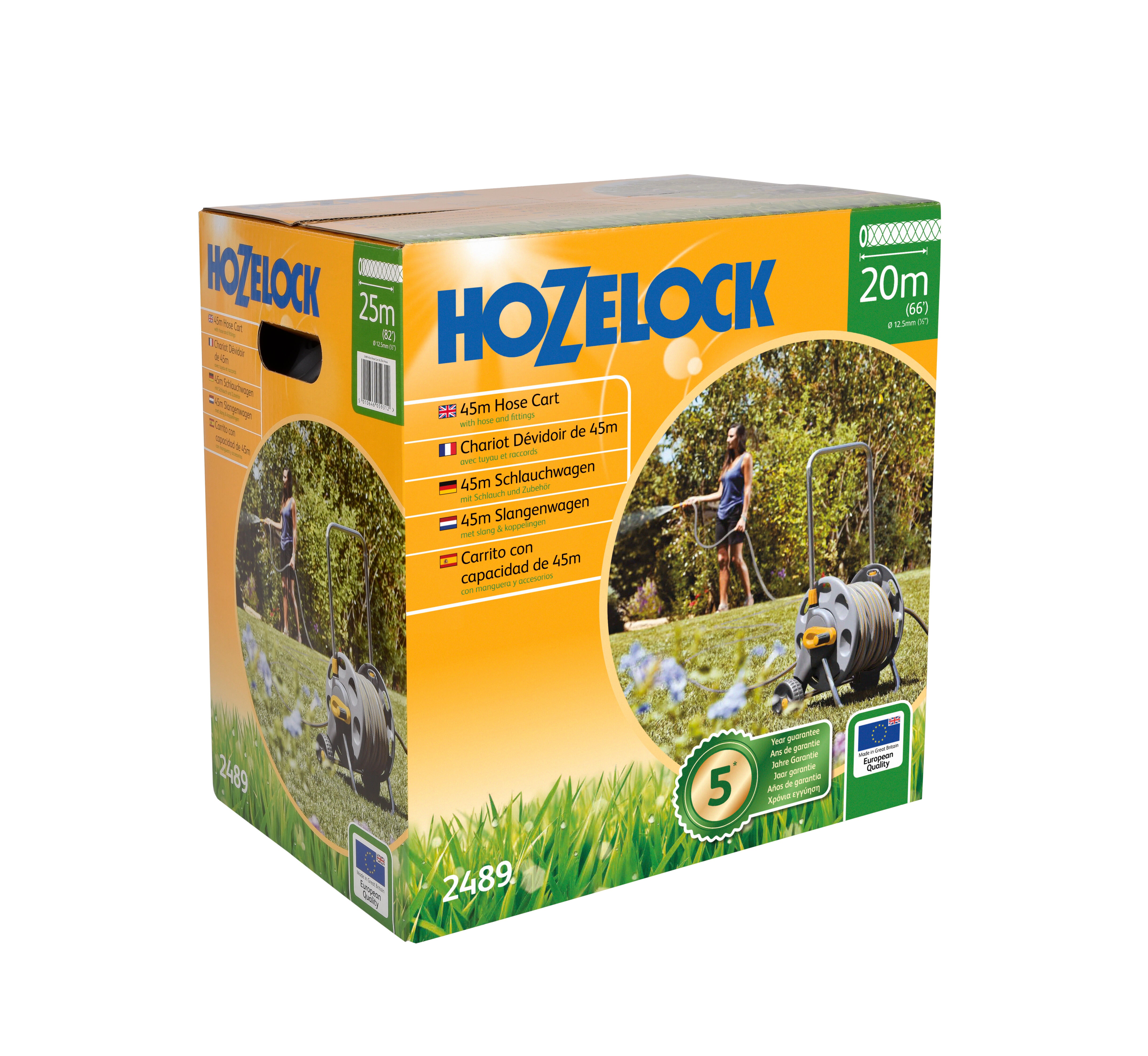 Porta manguera equipado HOZELOCK con 20m  manguera. - 4