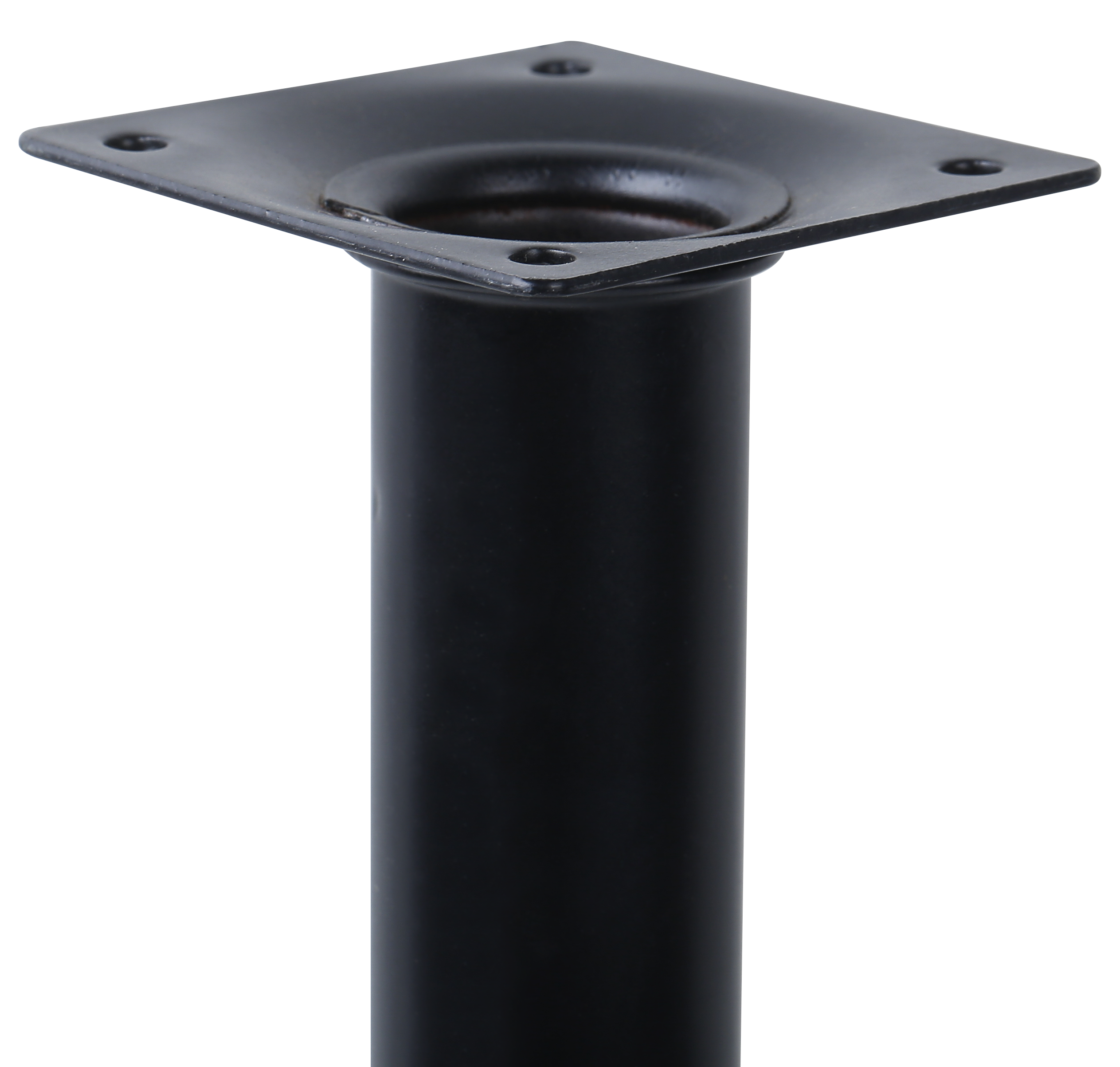 Pé Redondo Aço Altura 800mm Diâmetro 30mm Preto - 6