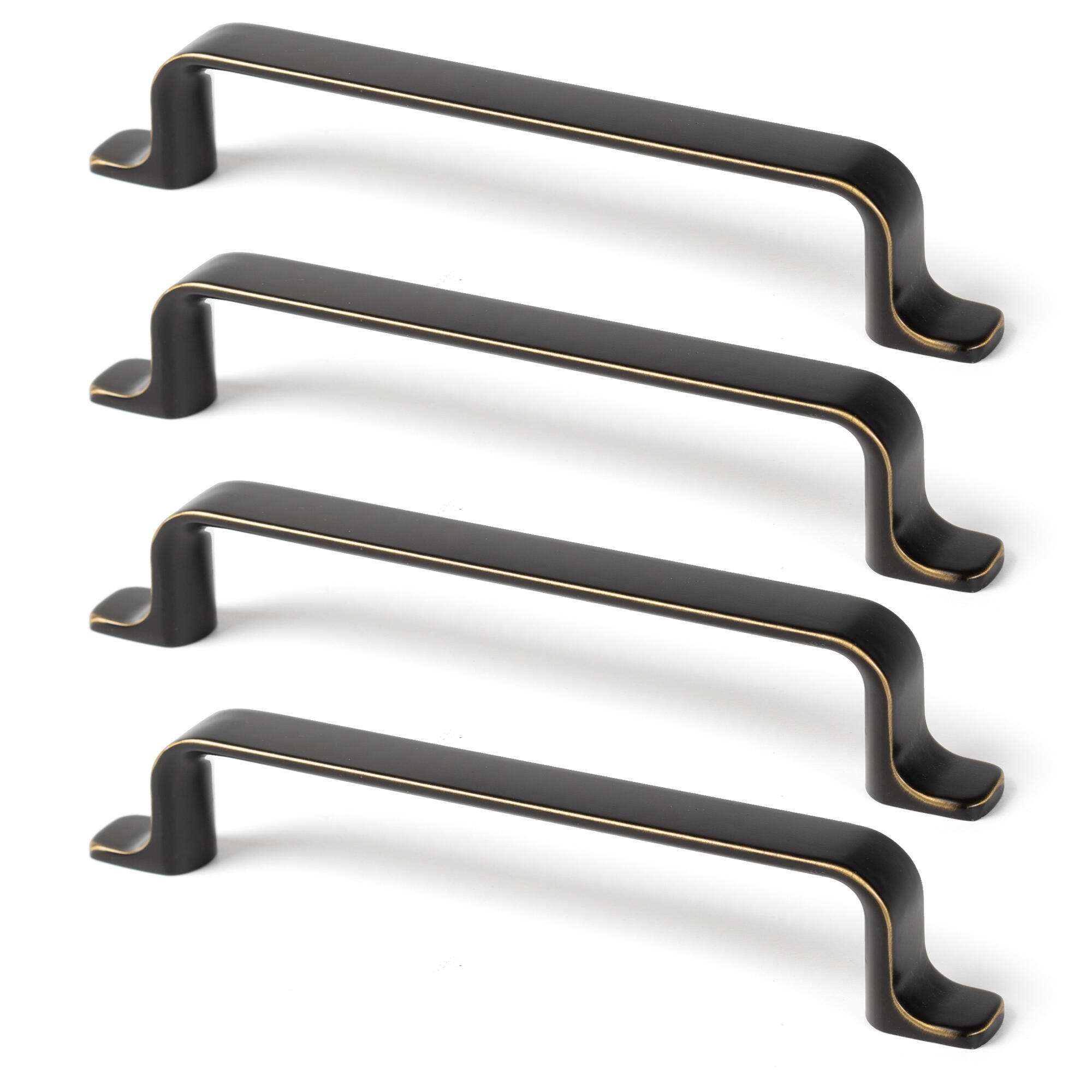 4 tirador de mueble nesu negro distancia entre eje 128 mm