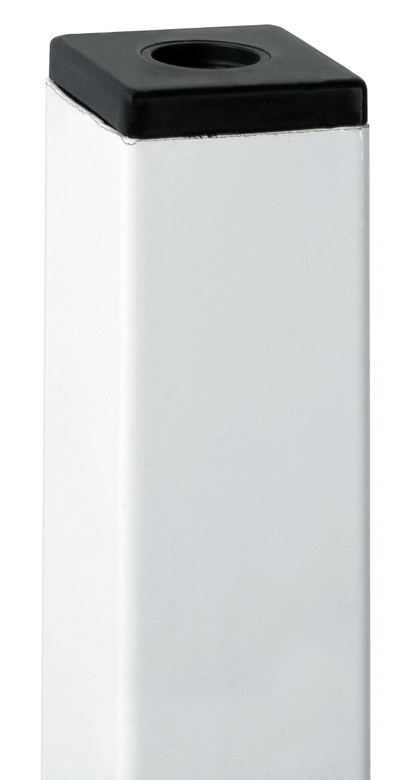 Pata para mesa o encimera de acero color blanco altura 80 cm - 6