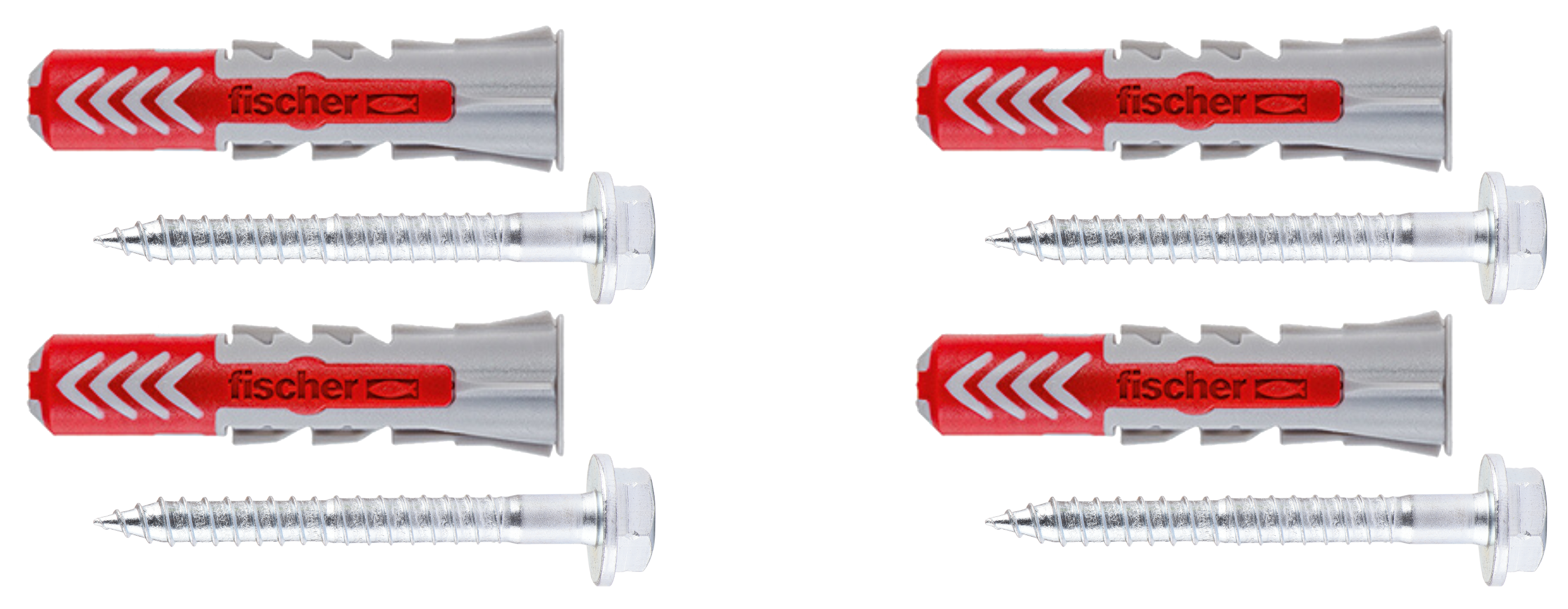 4 buchas DUOPOWER 10X50MM COM PARAFUSO - 8