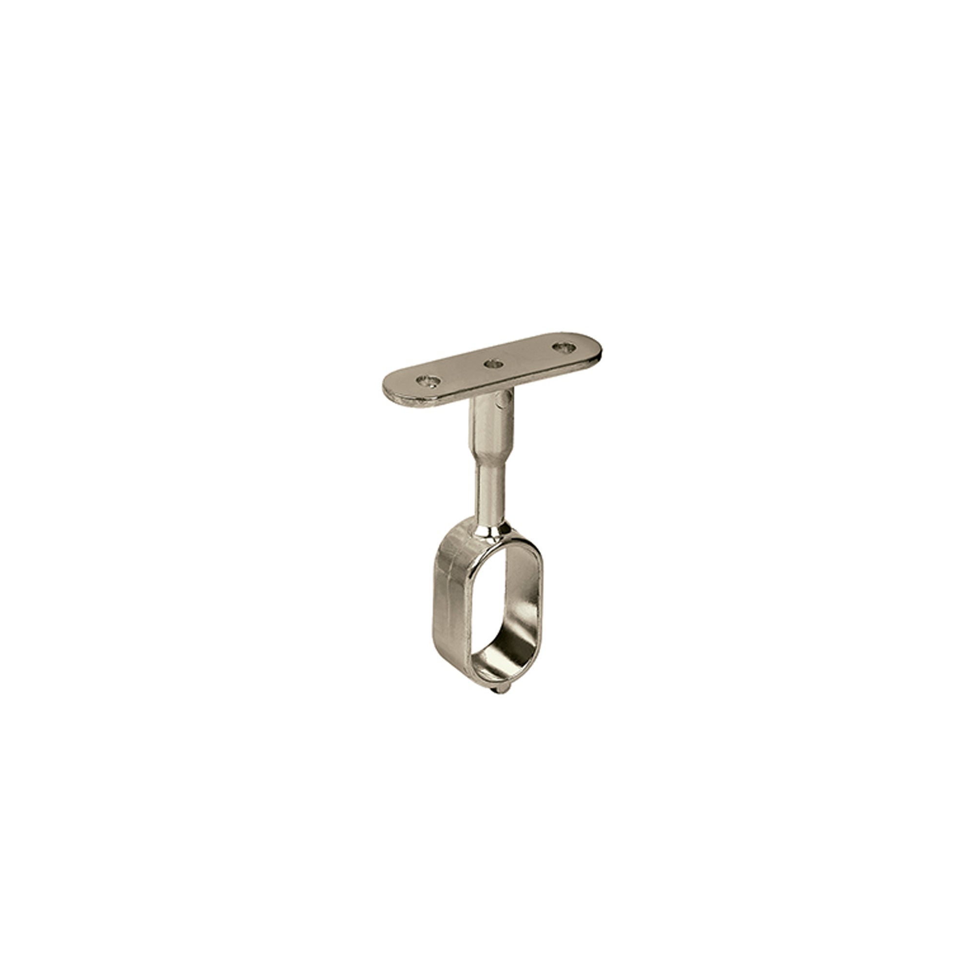 Soporte barra niquelado zincado con colgadores dim:49x15x72
