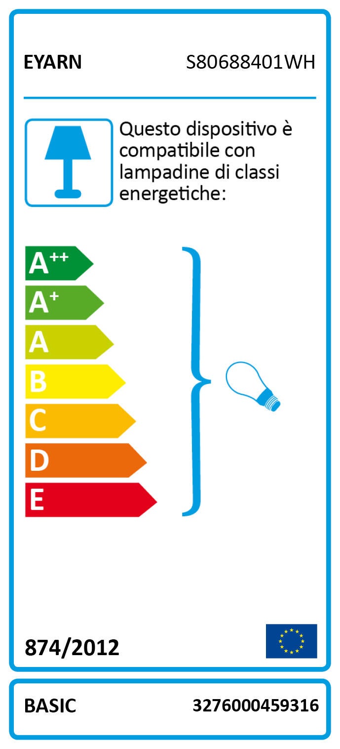 Faretto decorativo senza fonte luminosa BASIC NEW BIANCO in alluminio bianco GU10 50W  1 luci - 5