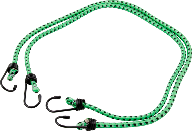 2 Cabos elásticos com ganchos 8 mm 80 cm 7 kg Standers