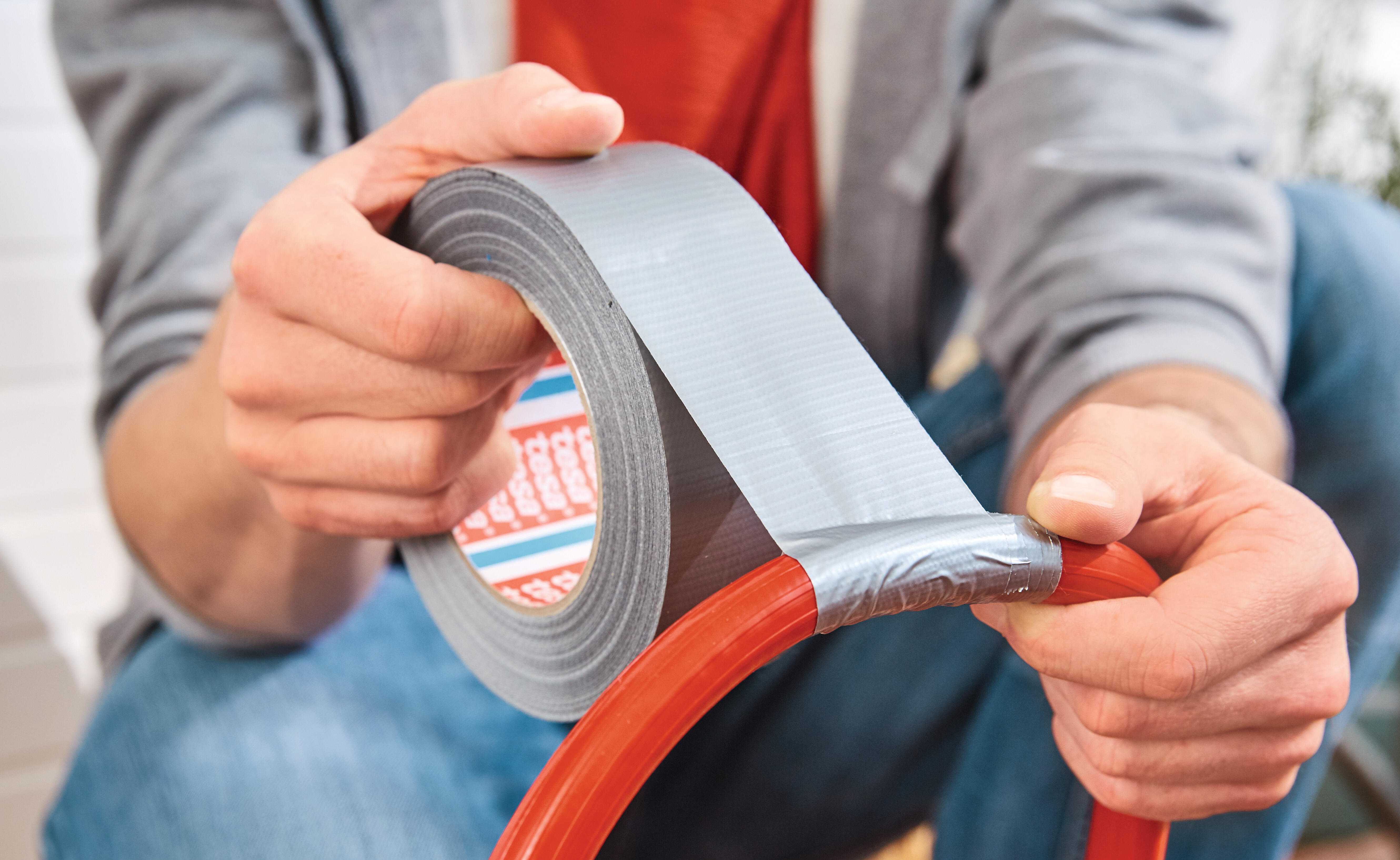 Fita de reparação 10x50 mm ExtraPower universal cinza Tesa - 8