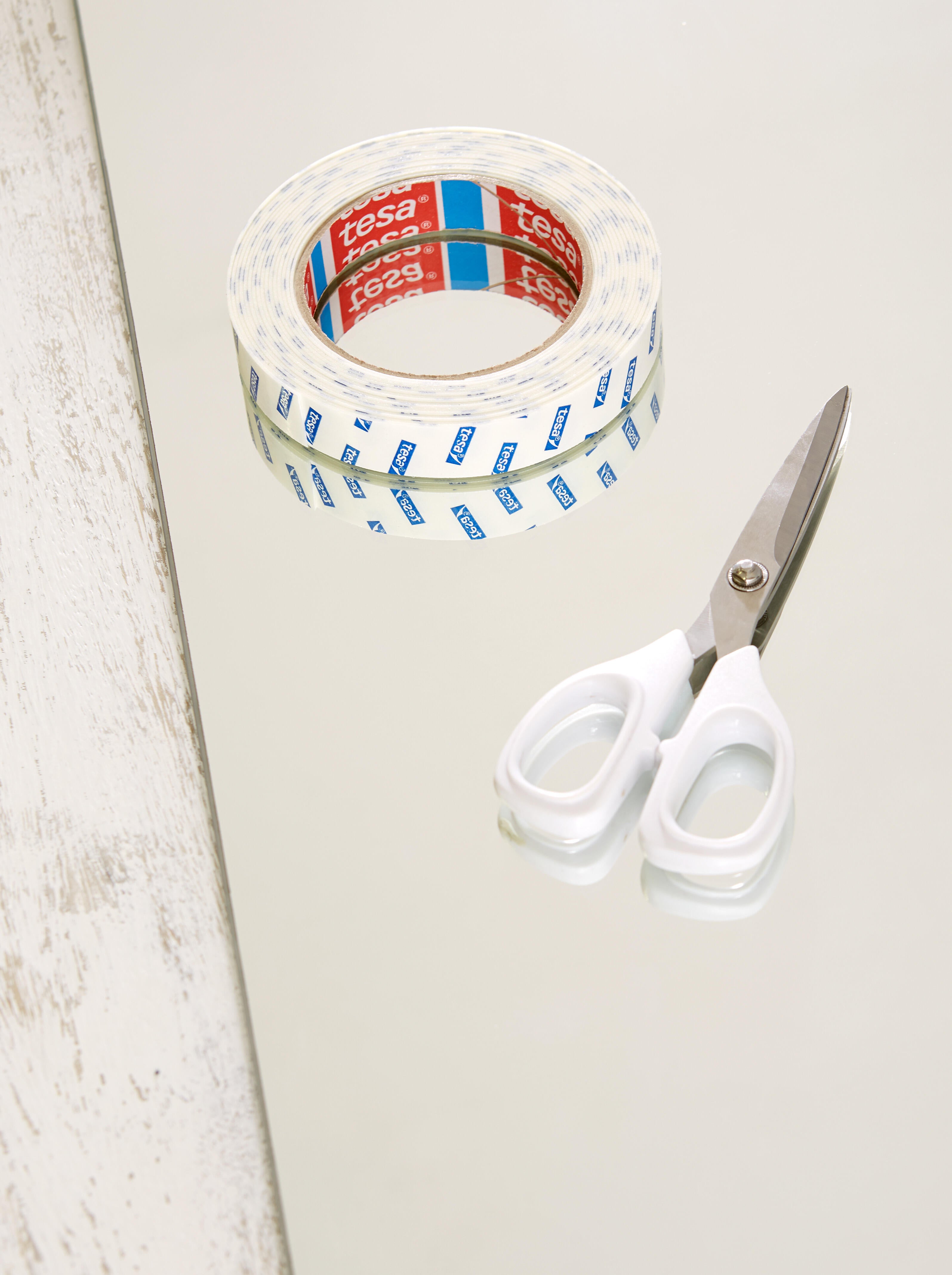 Nastro adesivo, TESA Powerbond® per specchi, biadesivo per fissaggio bianco H 19 mm x L 5 mt - 8