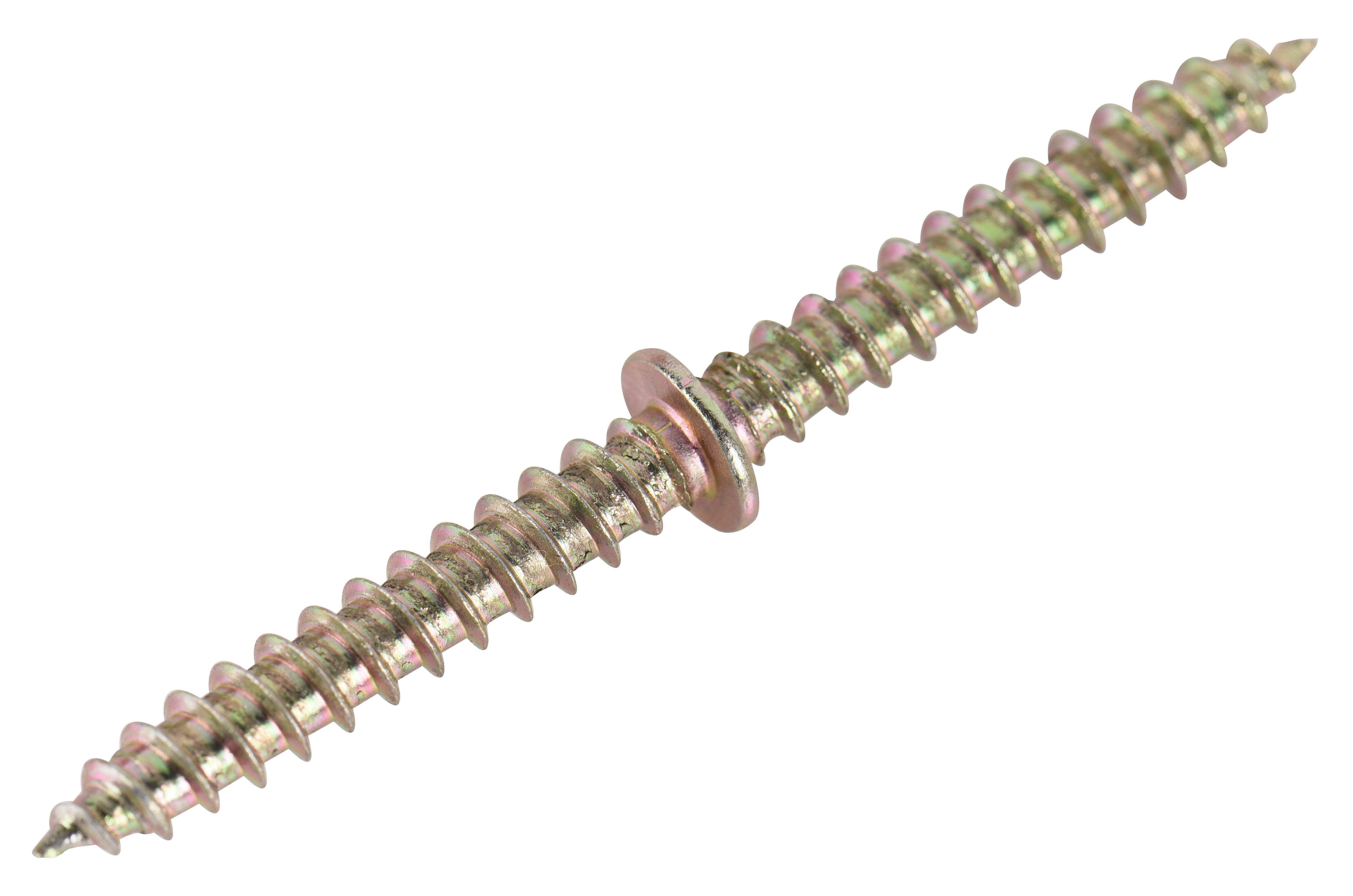 Pack 10 tornillos de doble rosca de acero de 5x60 mm - 4