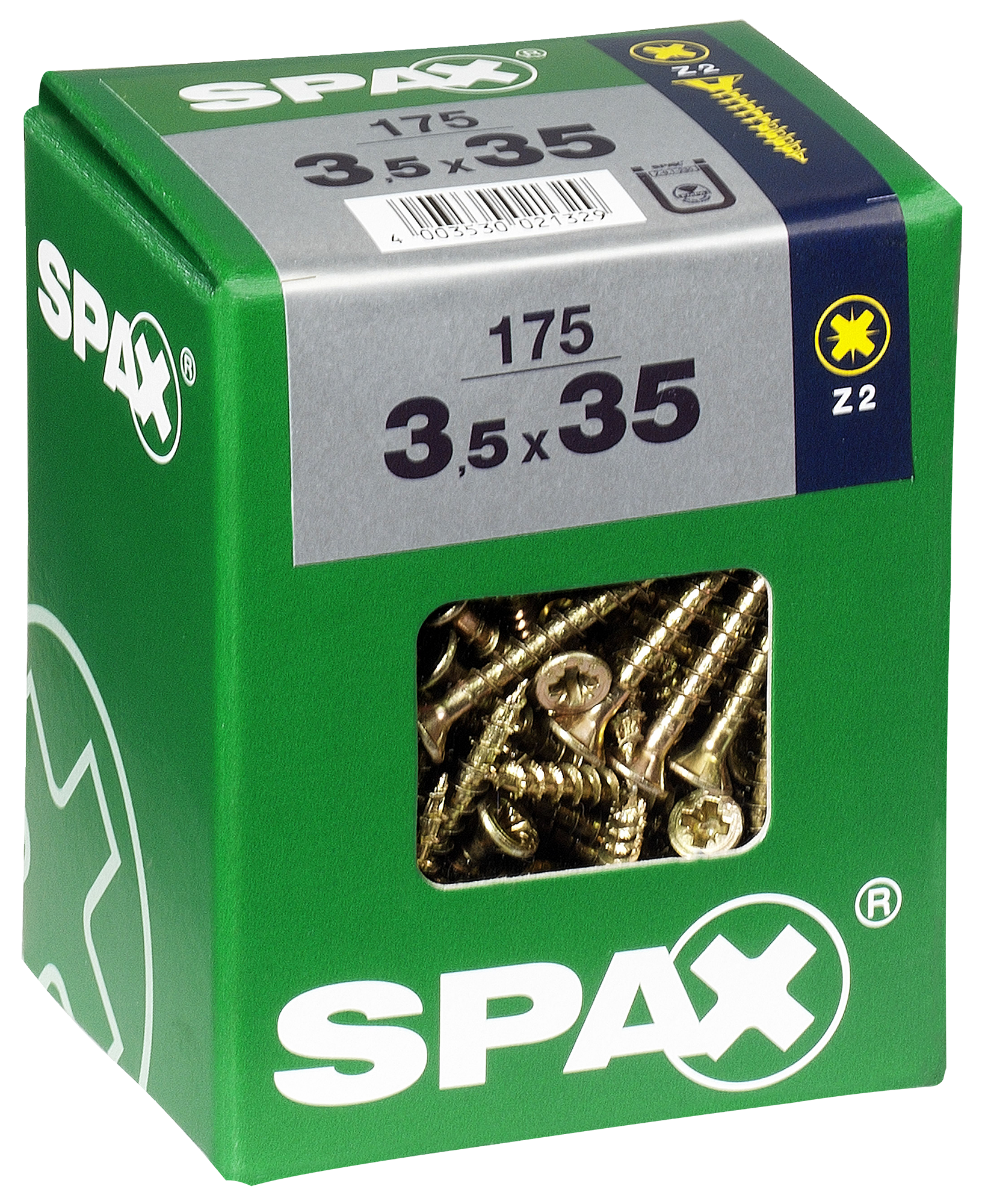 175 Tornillo para madera SPAX pozidriv con cabeza avellanada, ø 3.5 x L. 35 mm - 5