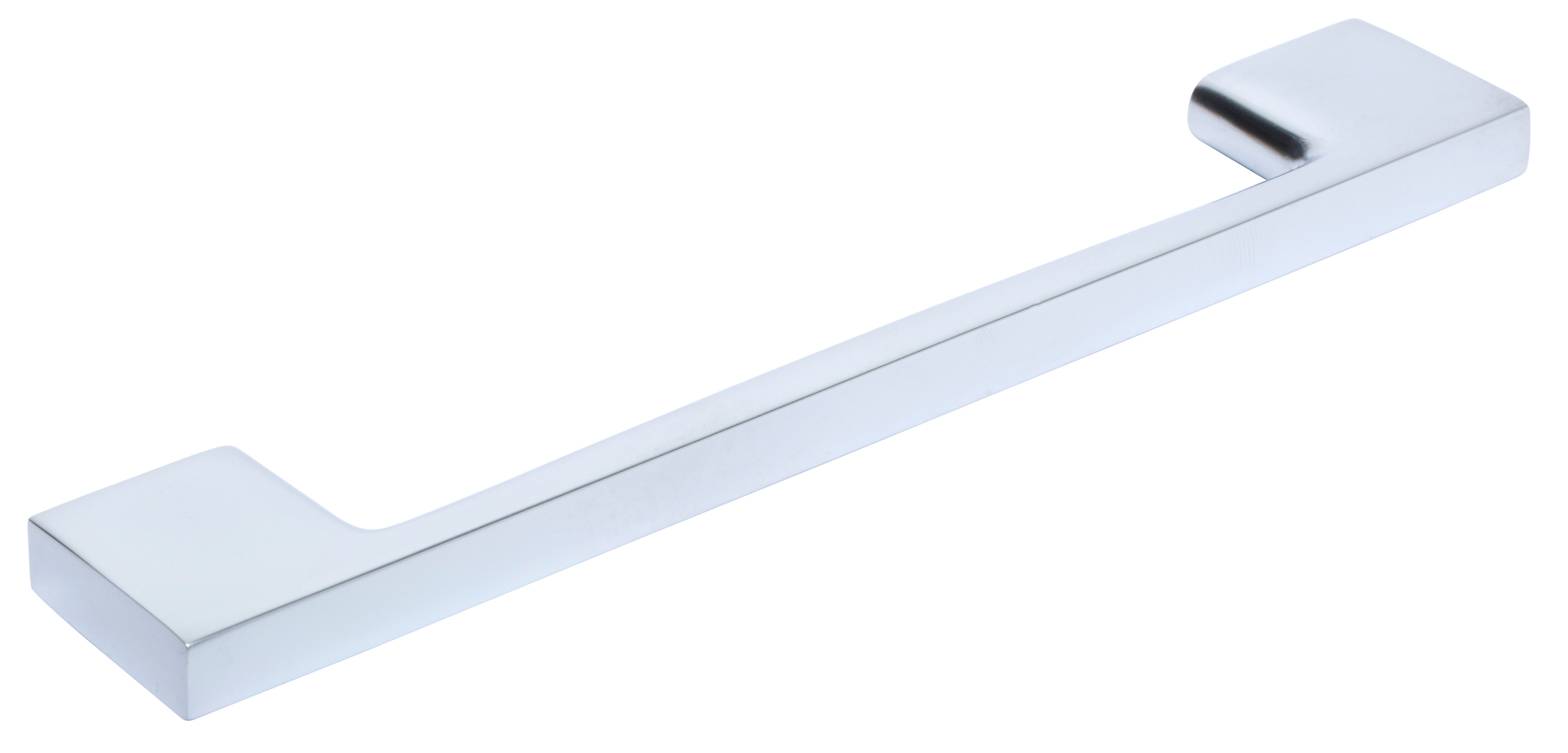 Tirador mueble rei gris / plata distancia entre eje 96 mm