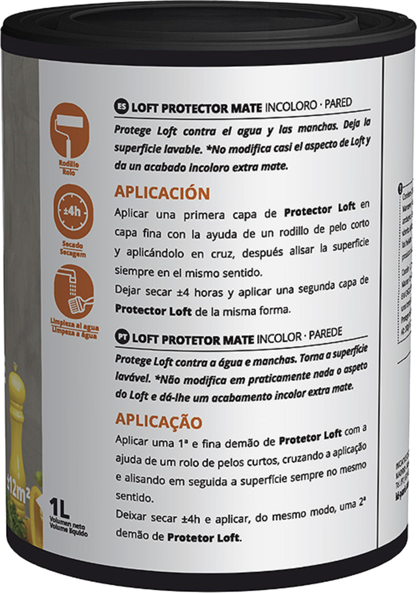 Protector loft MATE 1L INCOLOR - 5