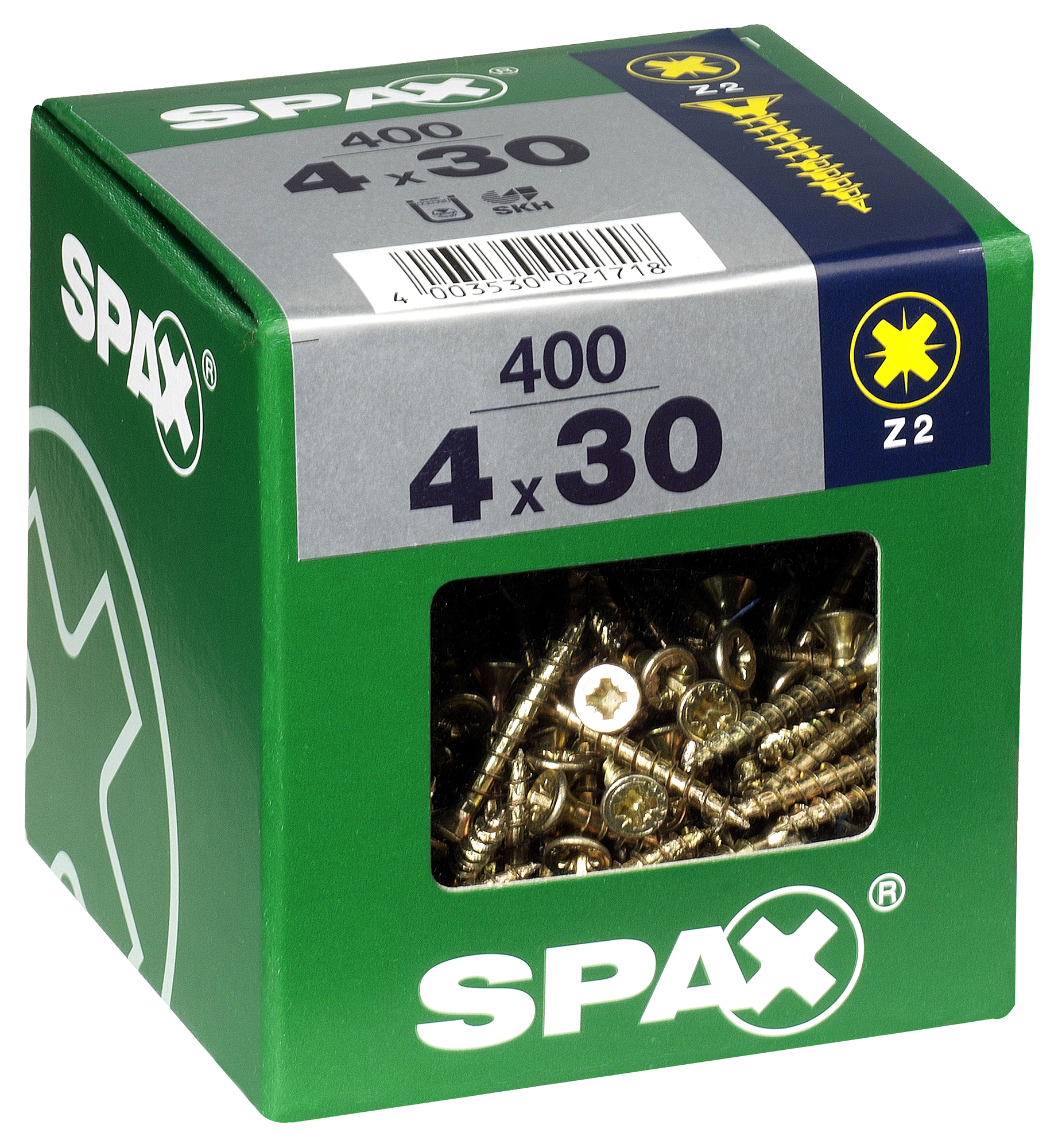 400 Tornillo para madera SPAX pozidriv con cabeza avellanada, ø 4 x L. 30 mm - 3
