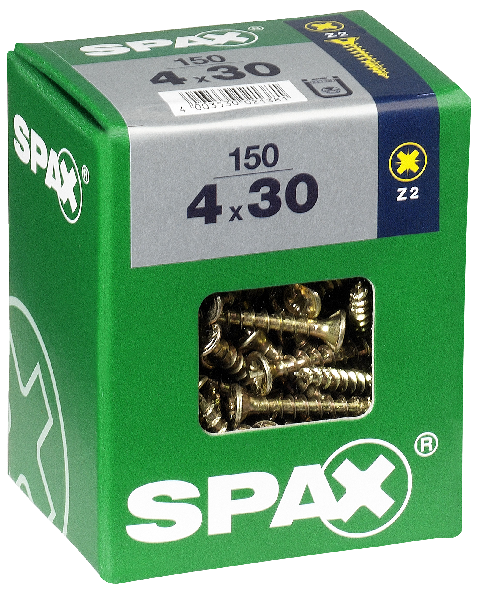 150 Parafusos POZIDRIV 4X30MM - 2