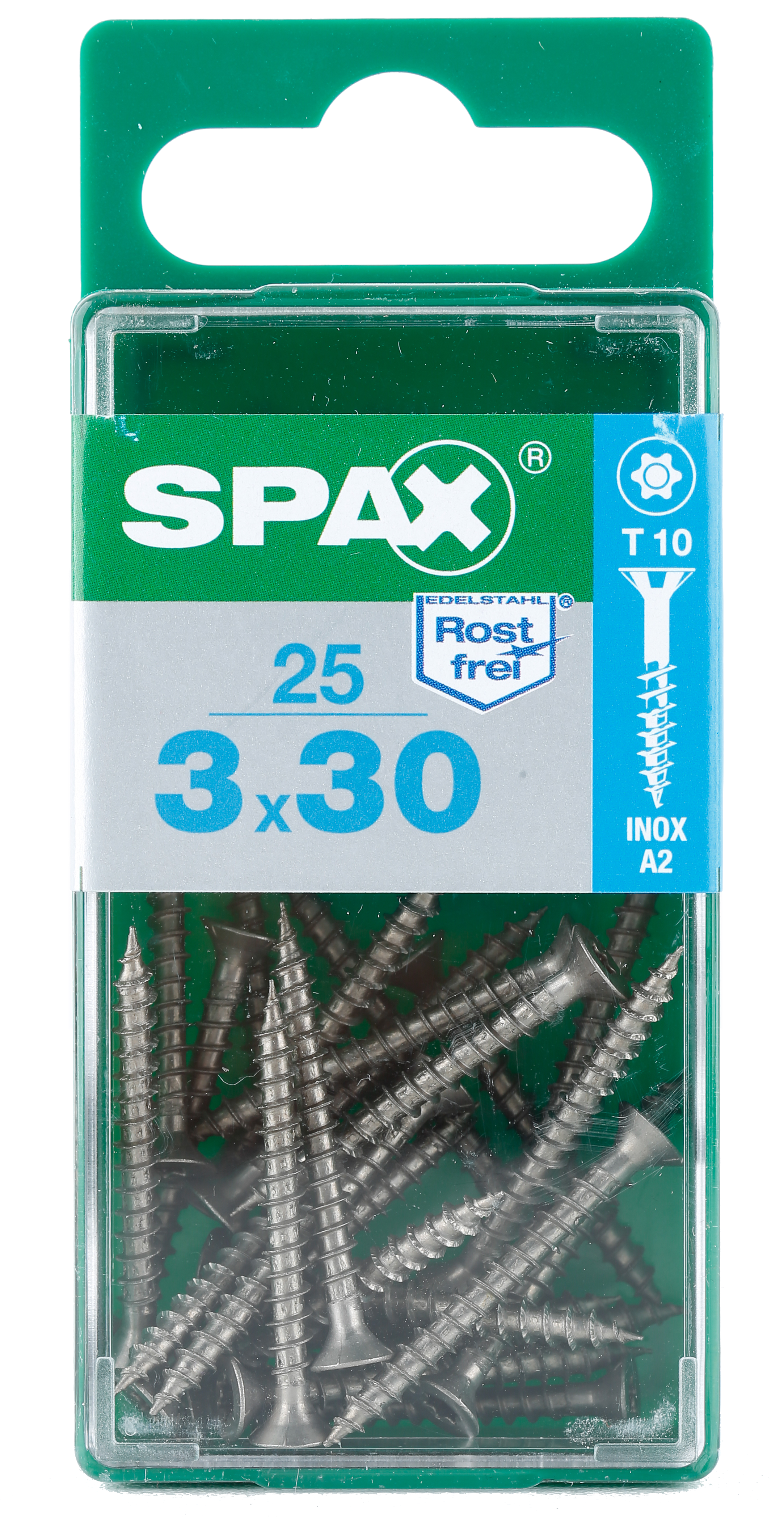 25 tornillo SPAX t-star+ con cabeza fresada, ø 3mm y 30 mm - 6
