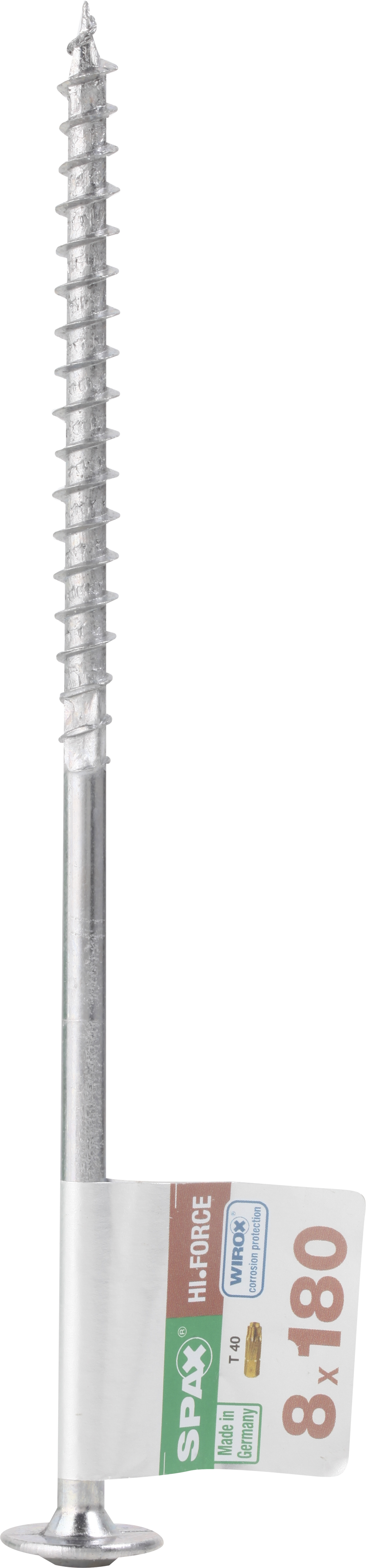 1 Tornillo para madera SPAX T-star+ con cabeza ancha, ø 8 x L. 180 mm - 4