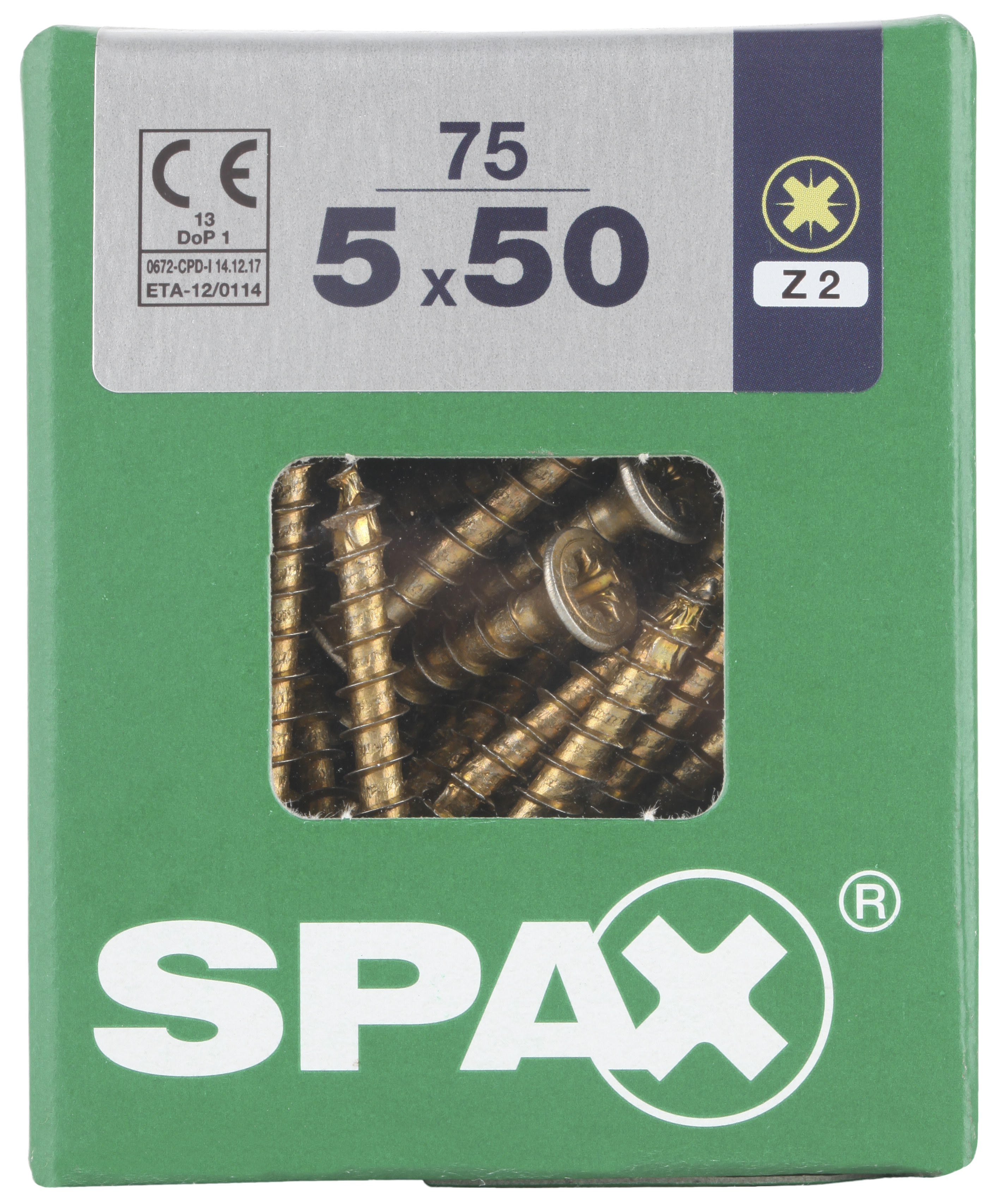 75 Tornillo para madera SPAX pozidriv con cabeza avellanada, ø 5 x L. 50 mm - 4