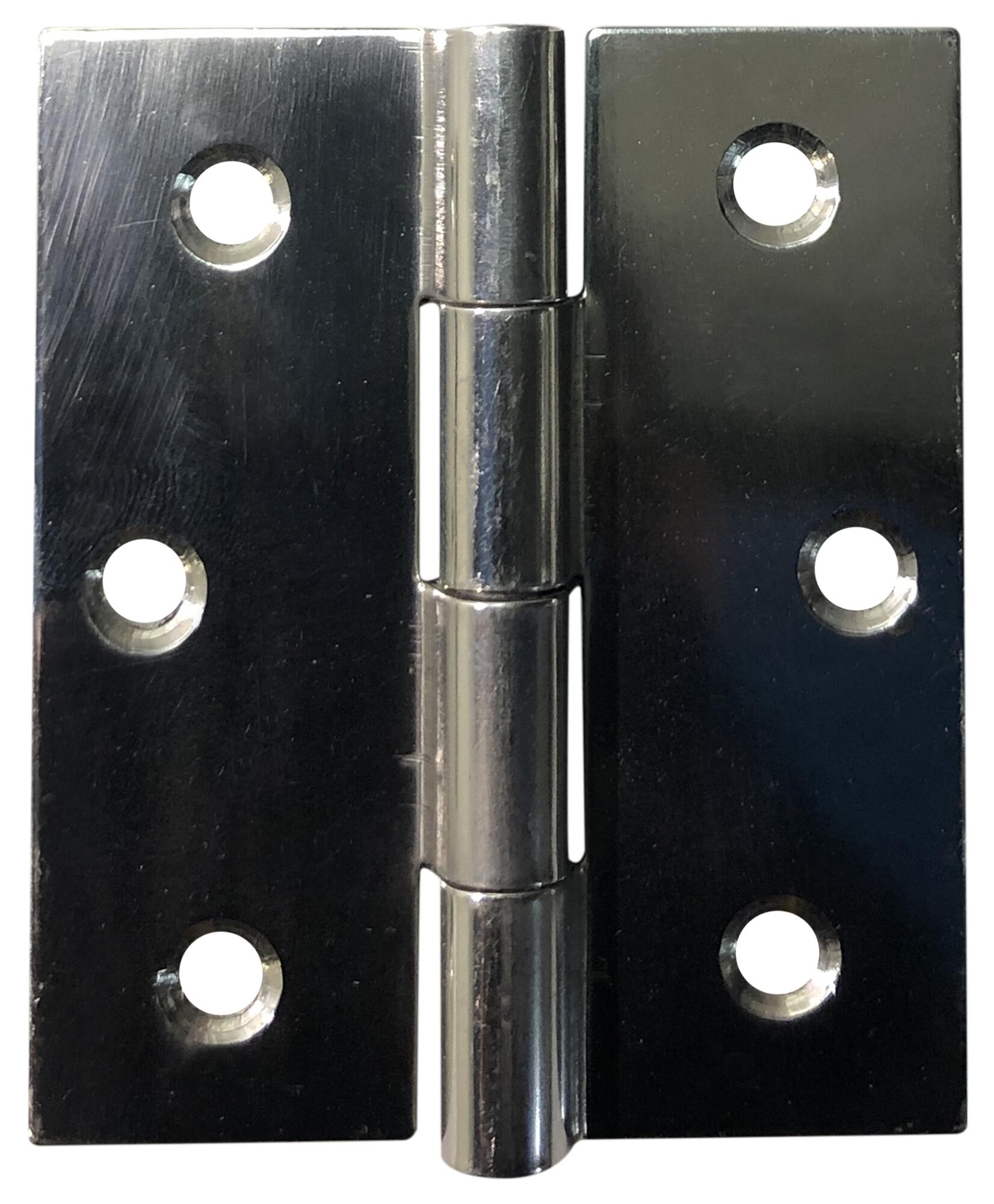 Bisagra cuadrada plateado 5x60x70 mm cc