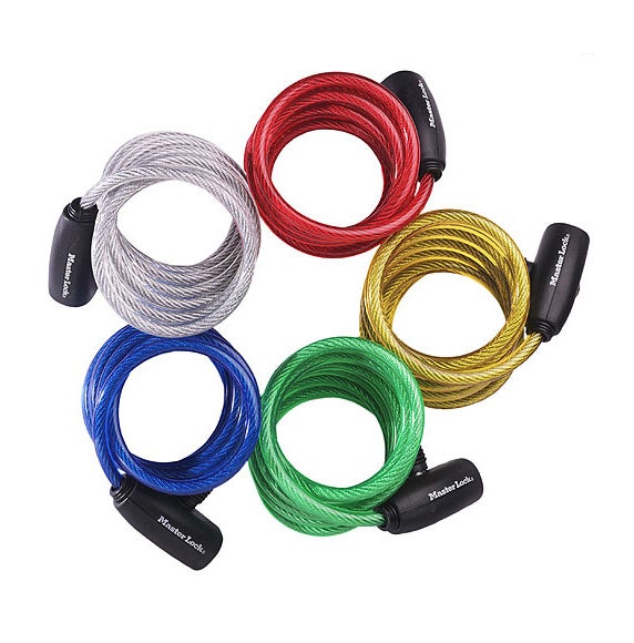 Cable antirrobo con llave de 8 mm de ø y 1.8 m de longitud - 4