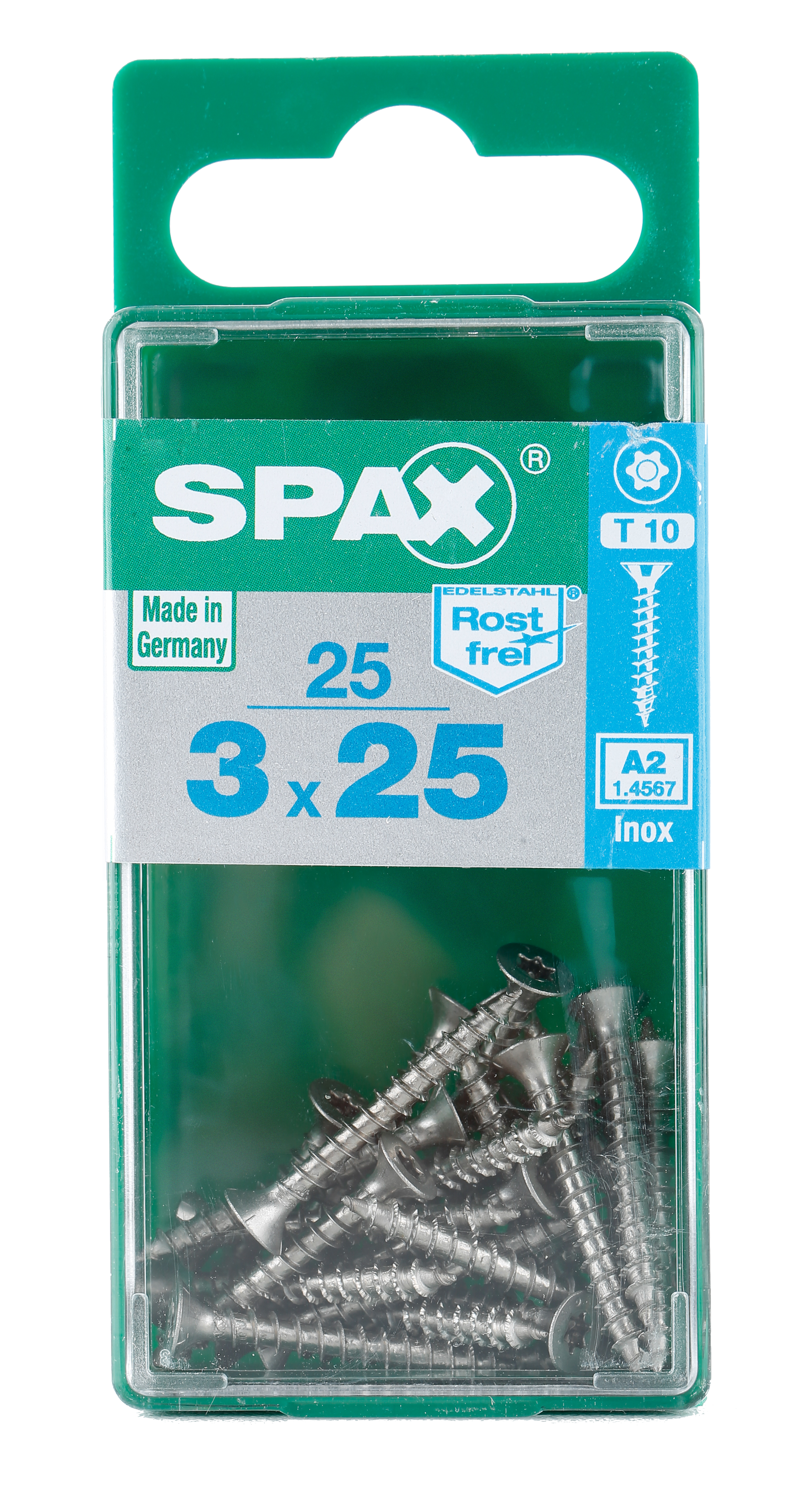 25 tornillo SPAX t-star+ con cabeza fresada, ø 3mm y 25 mm - 6