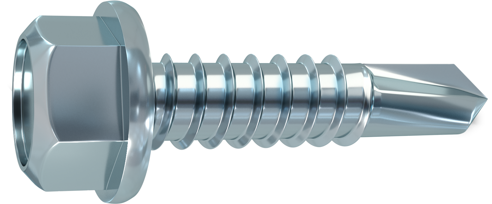 10 parafusos STANDERS AUTOROSCANTE SEXTAVADO 6.3X25 - 3