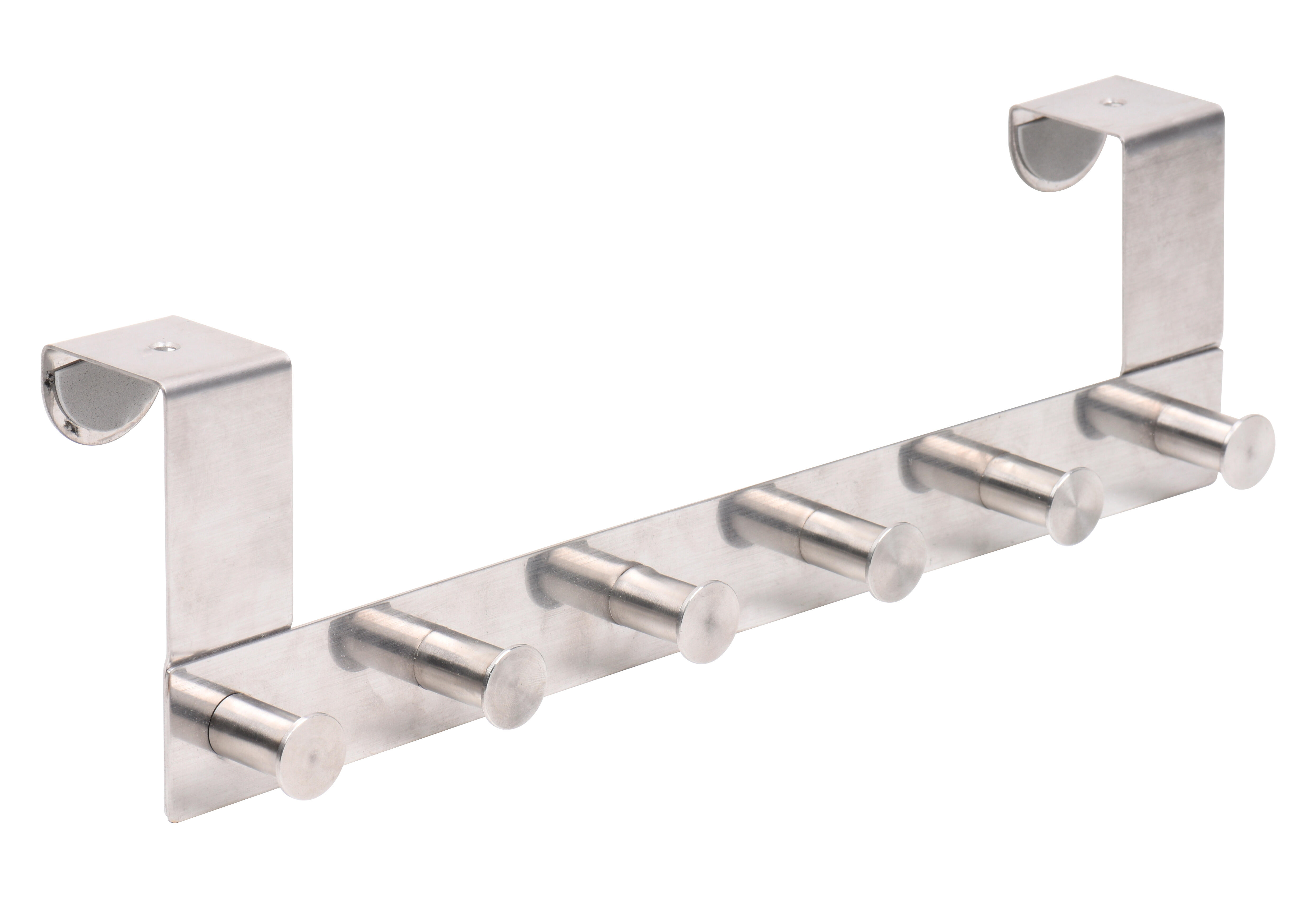 Appendino sopraporta INSPIRE TCTK06B-2S-LS in inox argento satinato - 2