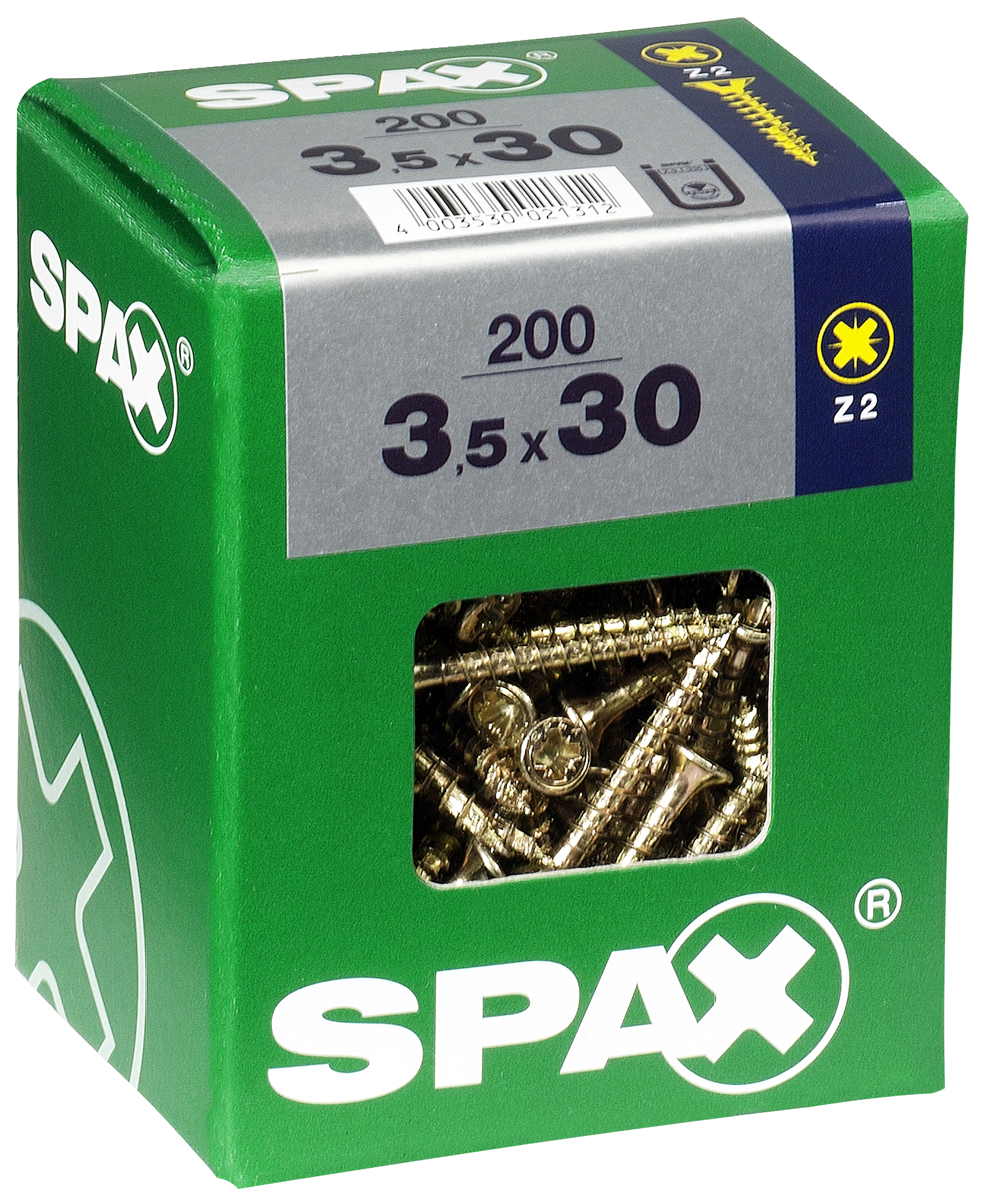 200 Parafusos POZIDRIV 3.5X30MM - 2